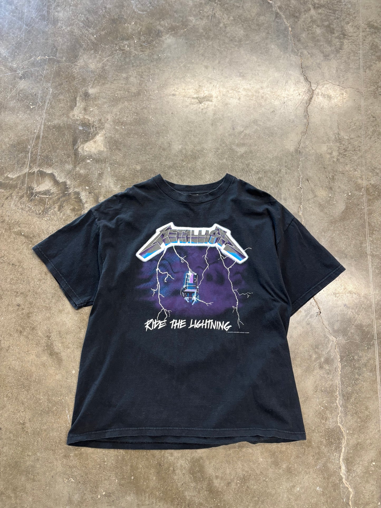 Vintage Metallica Ride the Lightning shirt size xl
