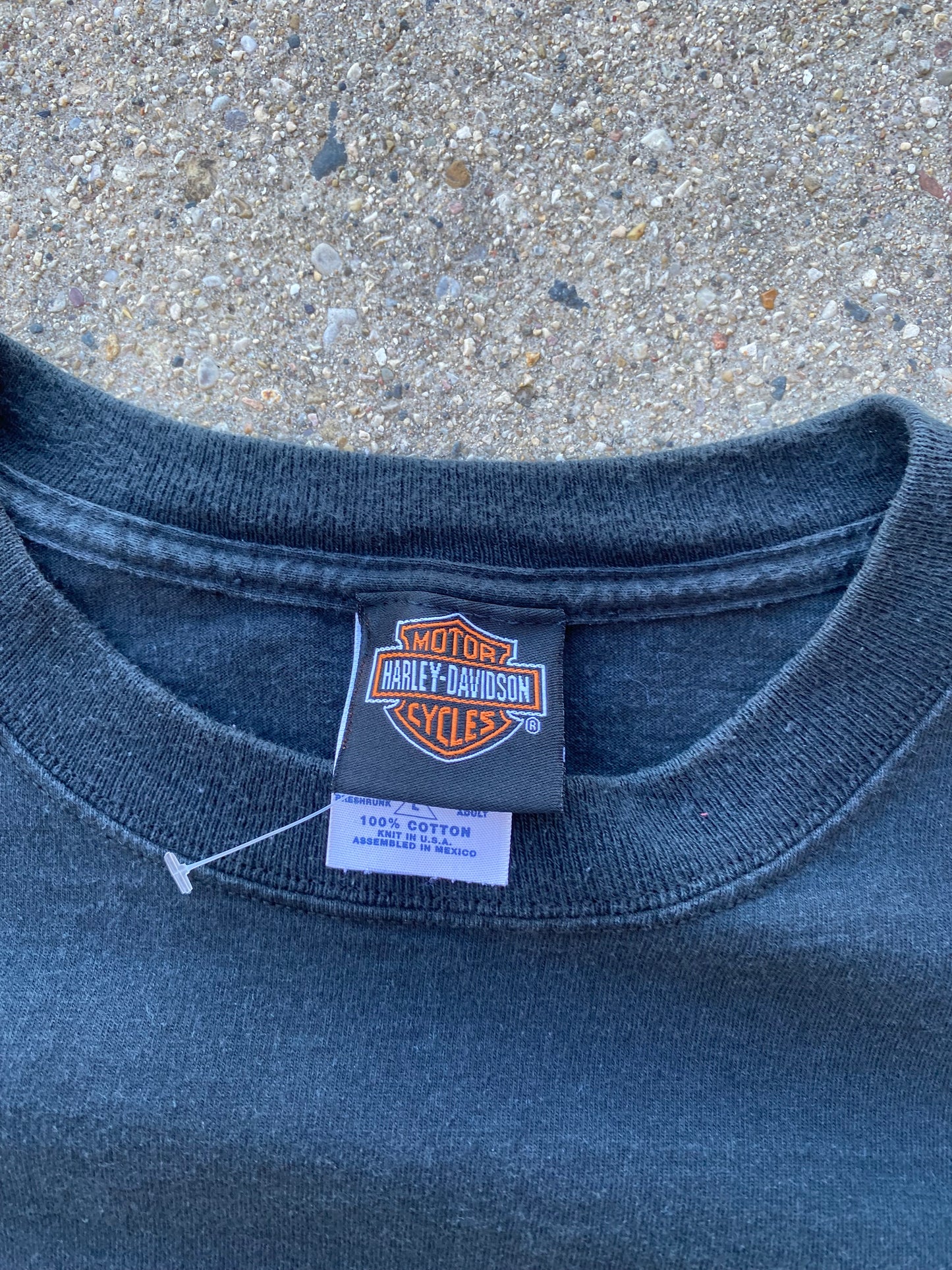 Vintage Harley Davidson Flaming shield shirt size extra large
