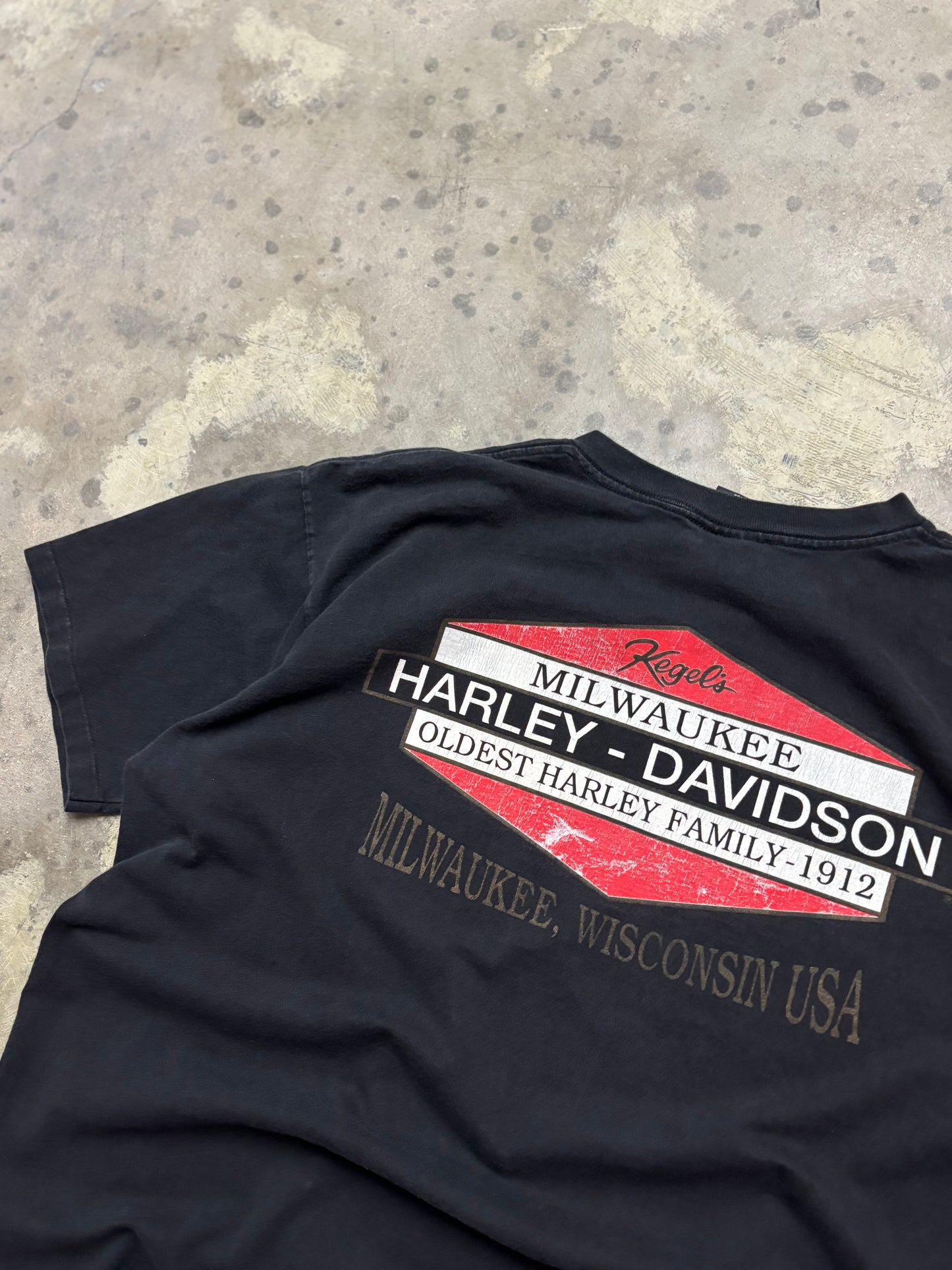 Vintage Harley Davison Eagle shirt size xl