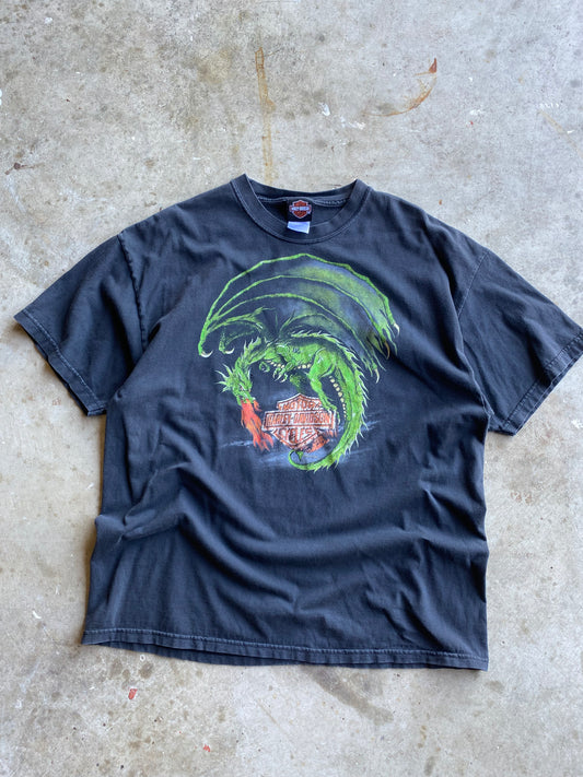 Vintage Harley Davidson Do you like dragons shirt size extra large