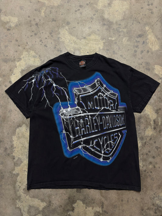 Vintage Harley Davidson lightning explosion shirt size XL