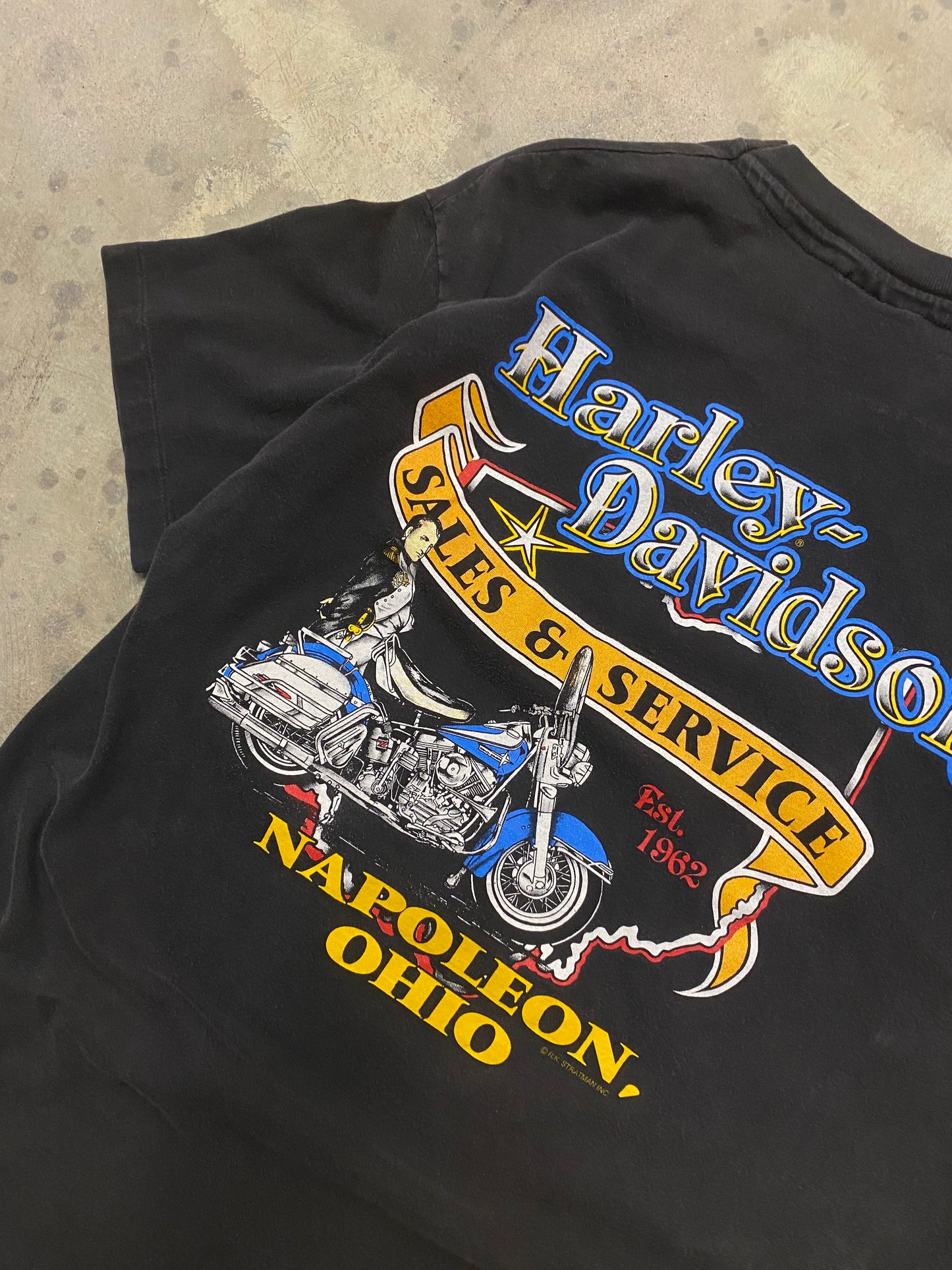 Vintage Looney Tunes Harley Davidson shirt size large