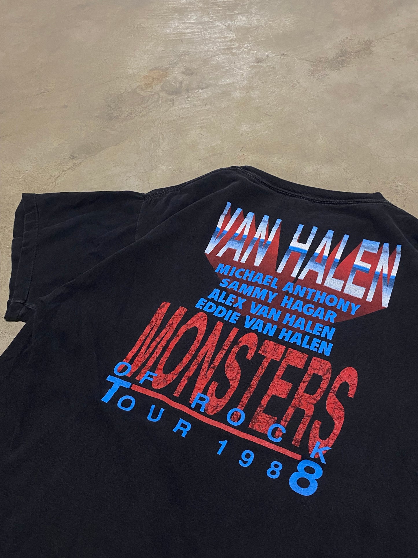 Vintage Van Halen 1988 Monsters of Rock shirt Size XL