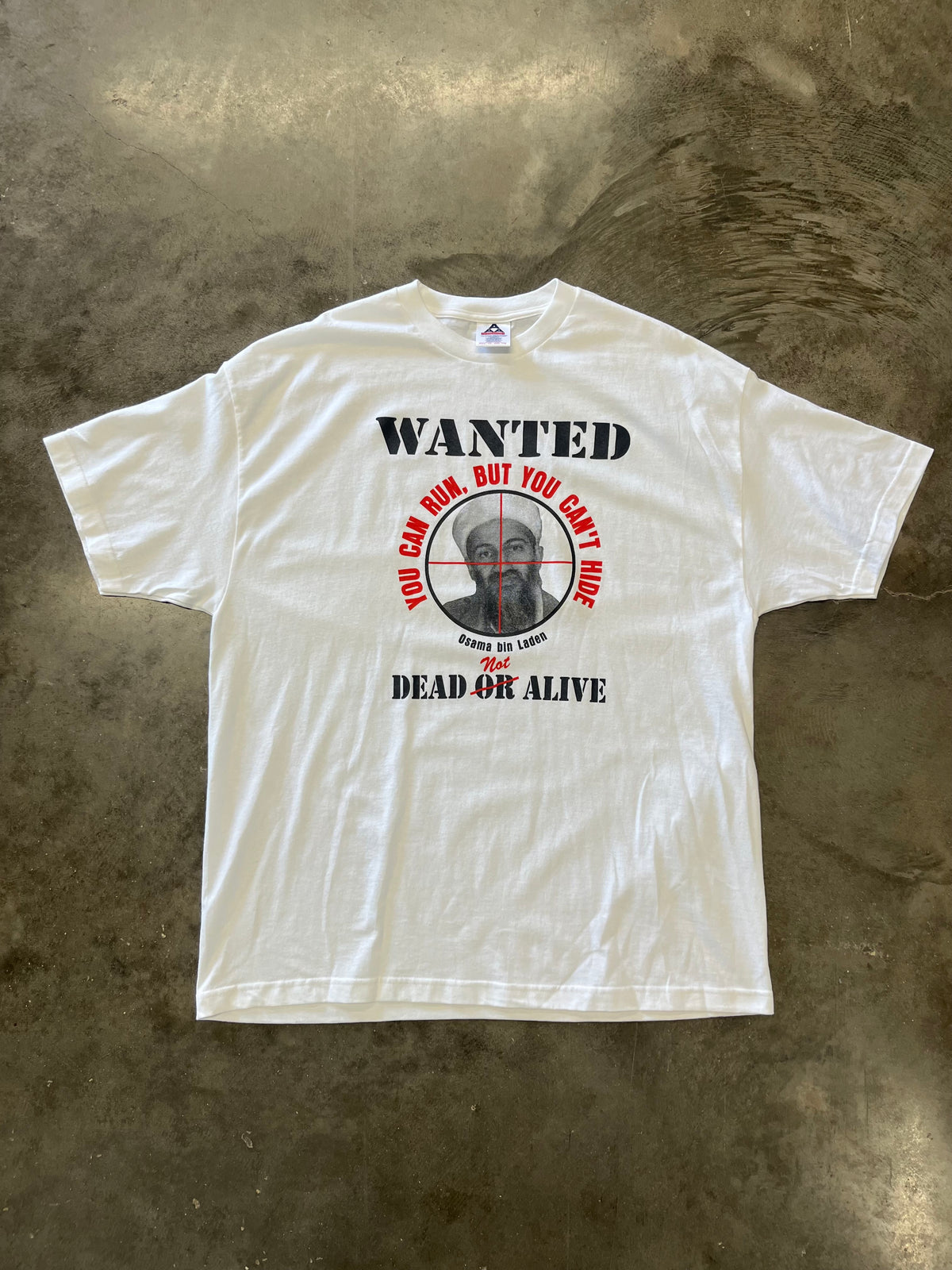 Osama bin Laden shirt size large