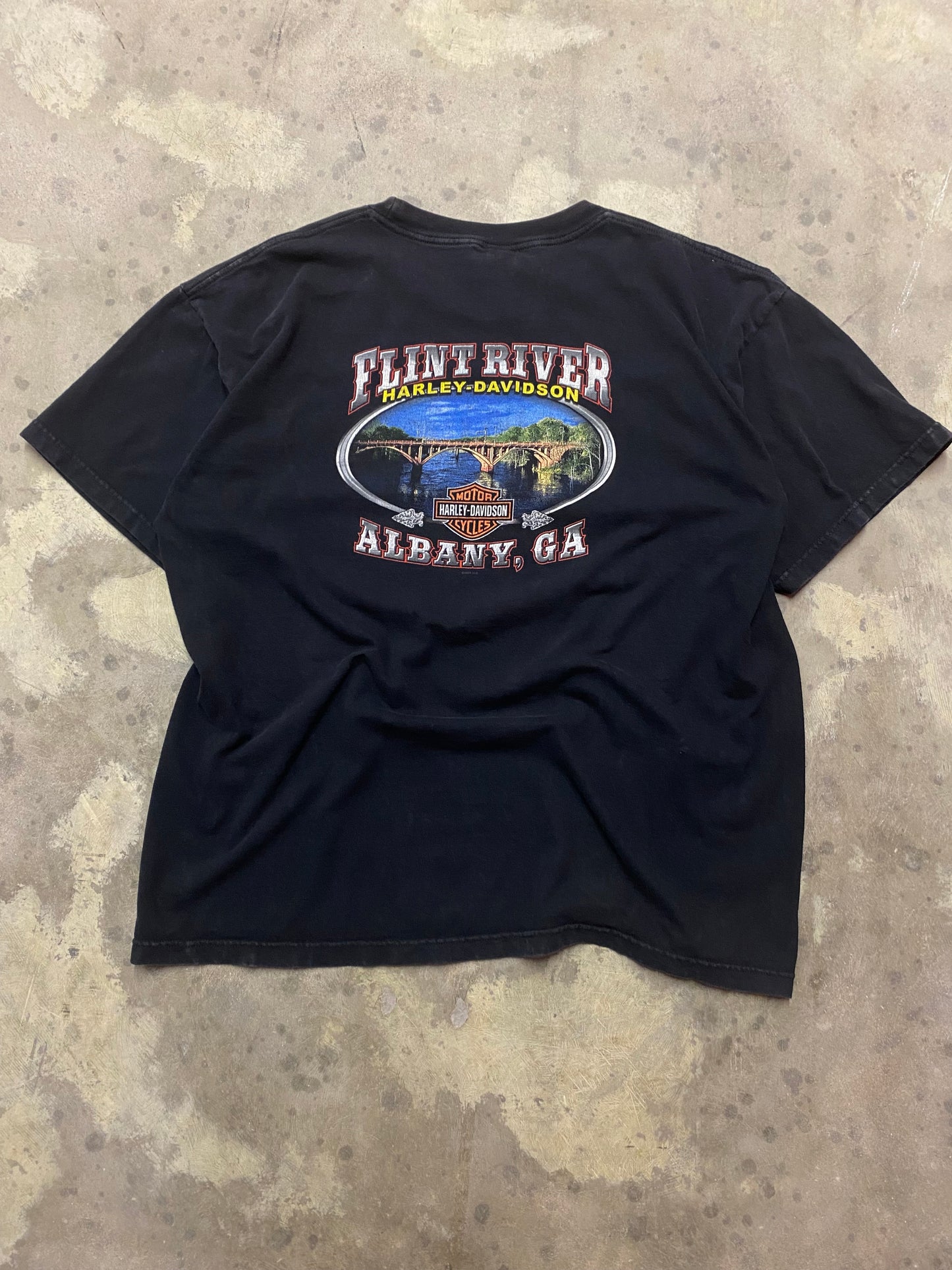 Vintage Harley Davidson Lightning Eagle shirt size XXL