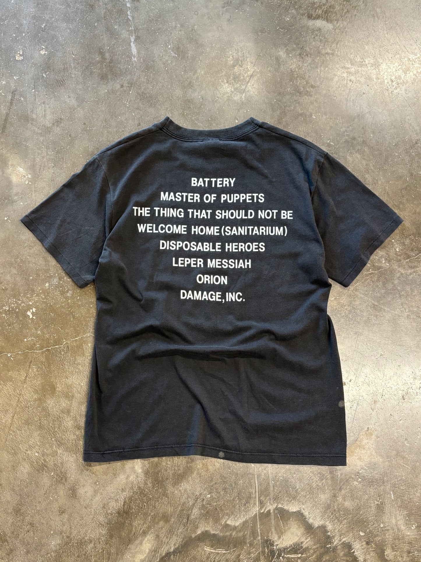 Vintage 80’s Master of Puppets Metallica shirt size large