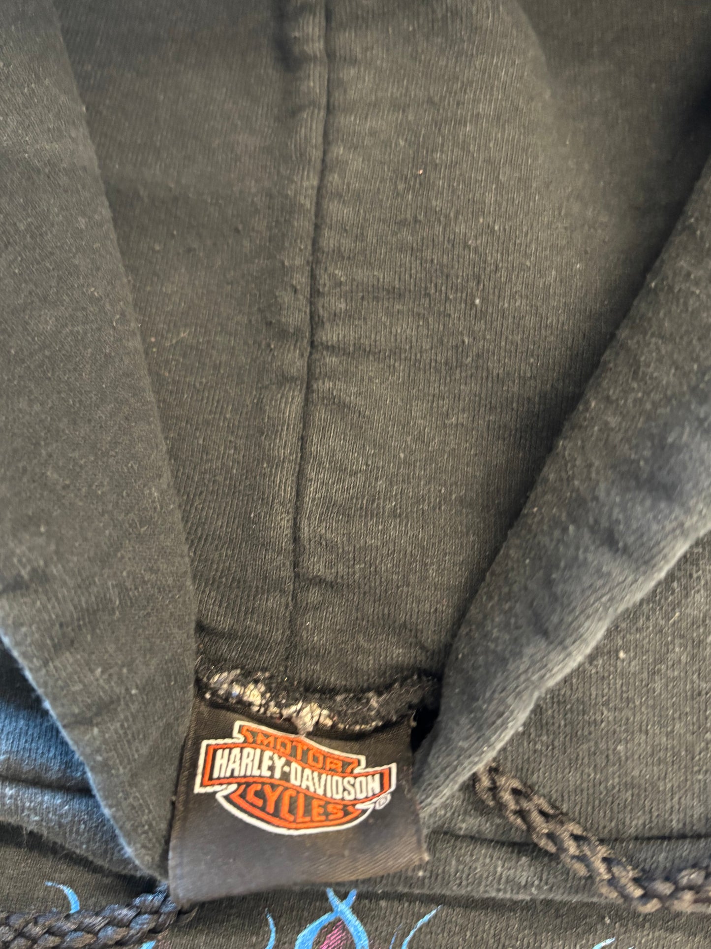 Vintage Harley Davidson feel the heat hoodie size large