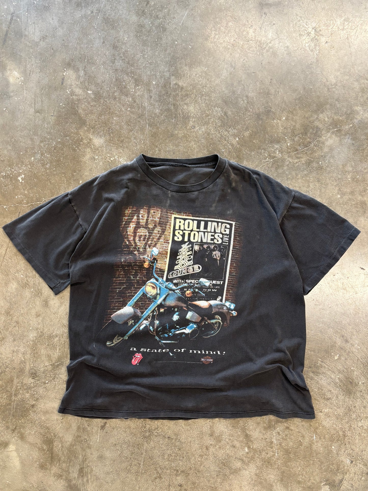 Vintage Harley Davidson Rolling Stones shirt size extra large