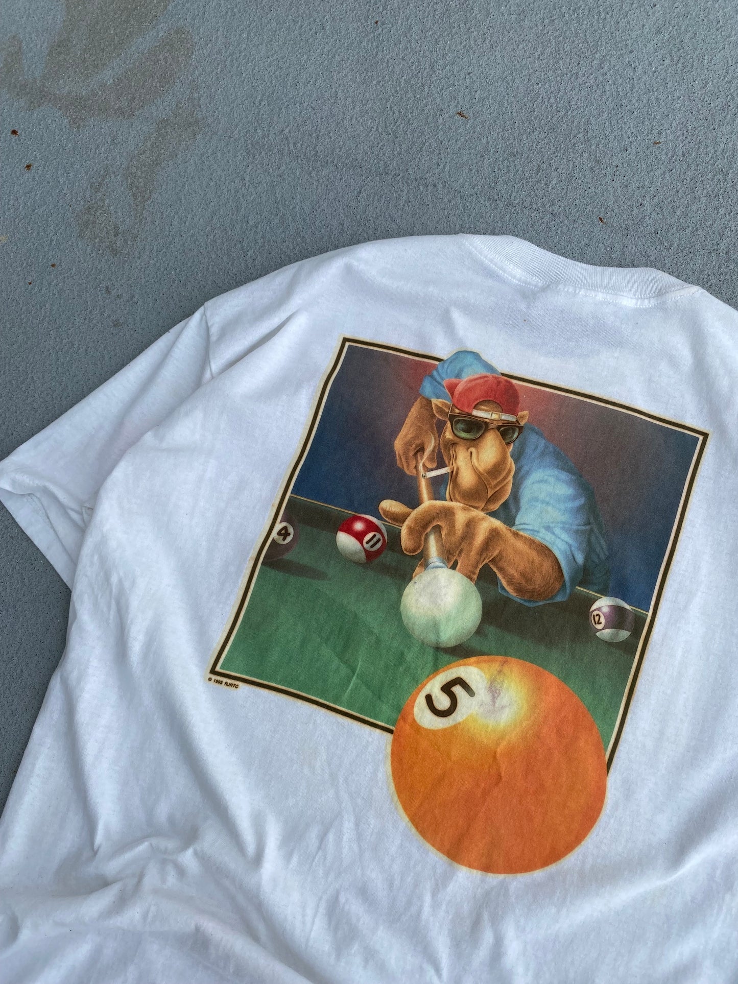 Vintage Camel Pool Pocket Tee Size XL