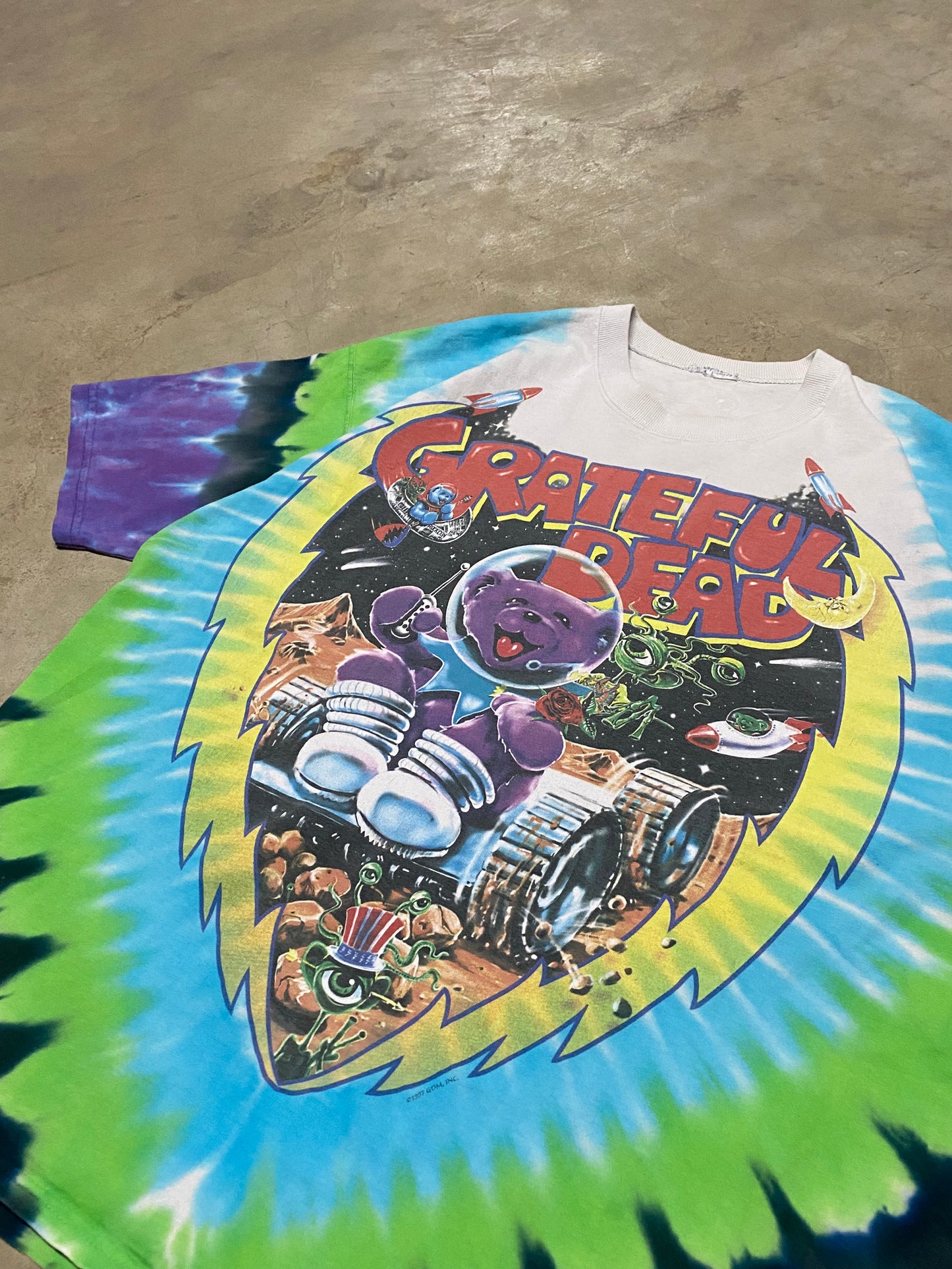 Vintage Grateful Dead Cosmic Charlie Band shirt Size XL