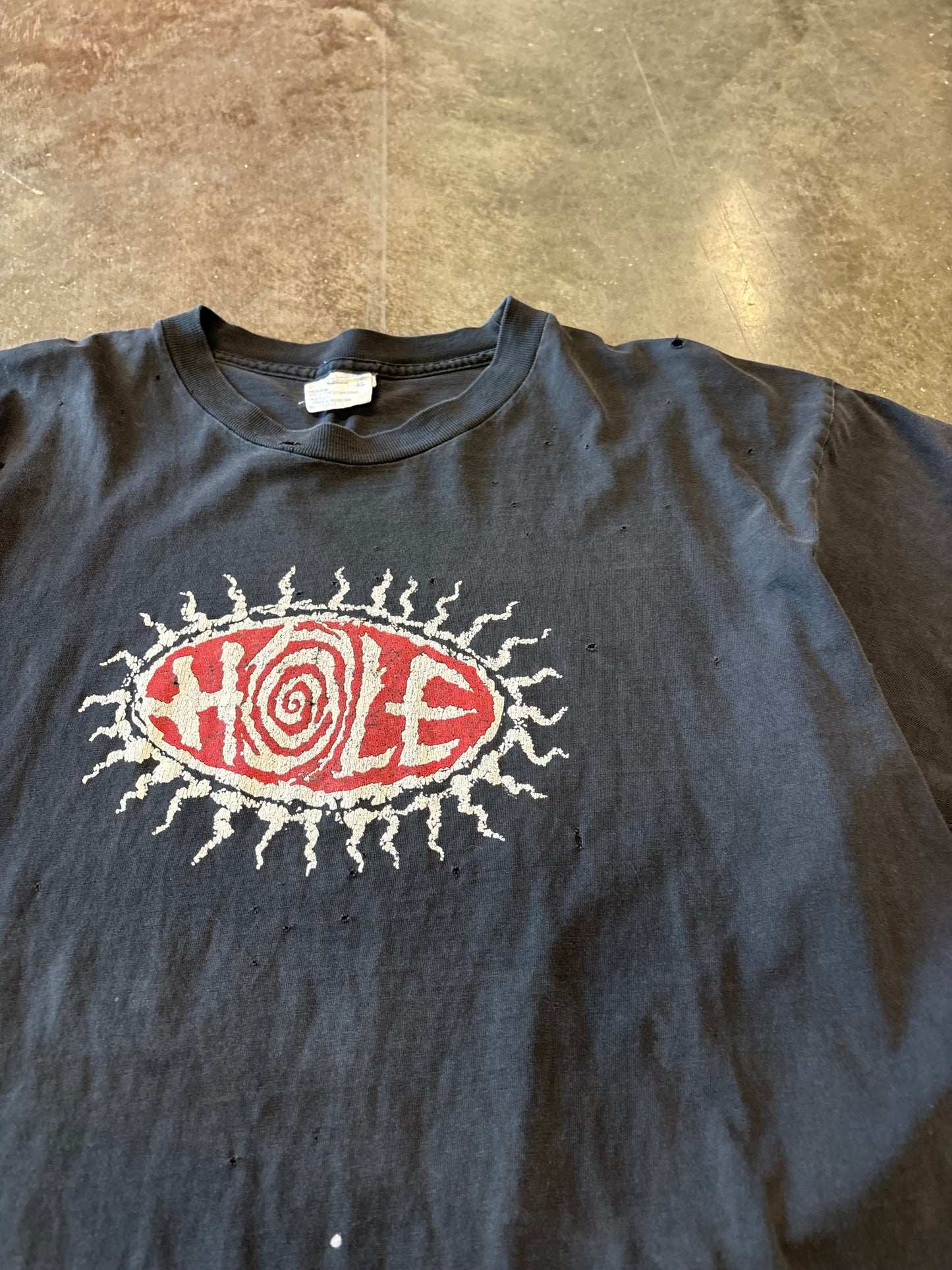 Vintage Hole Band shirt size extra large
