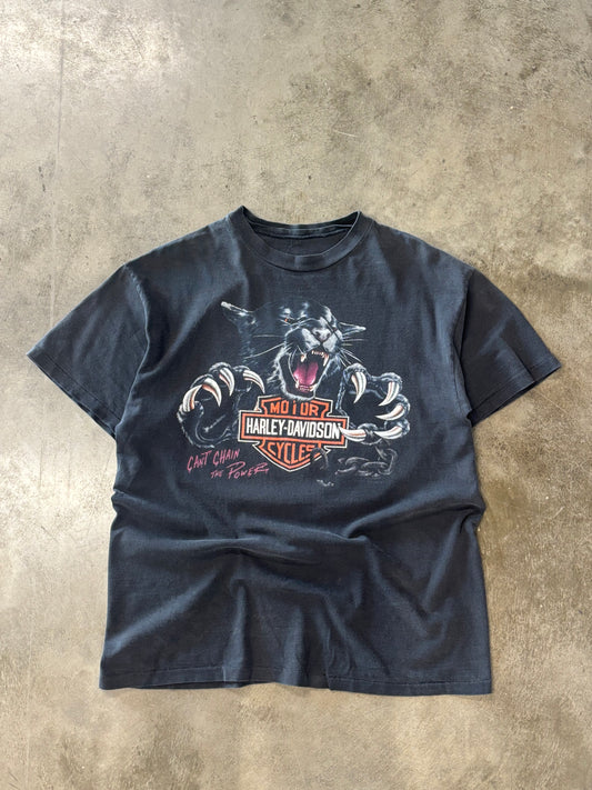 Vintage Harley Davidson Can’t chain the power Panther shirt size large/xl
