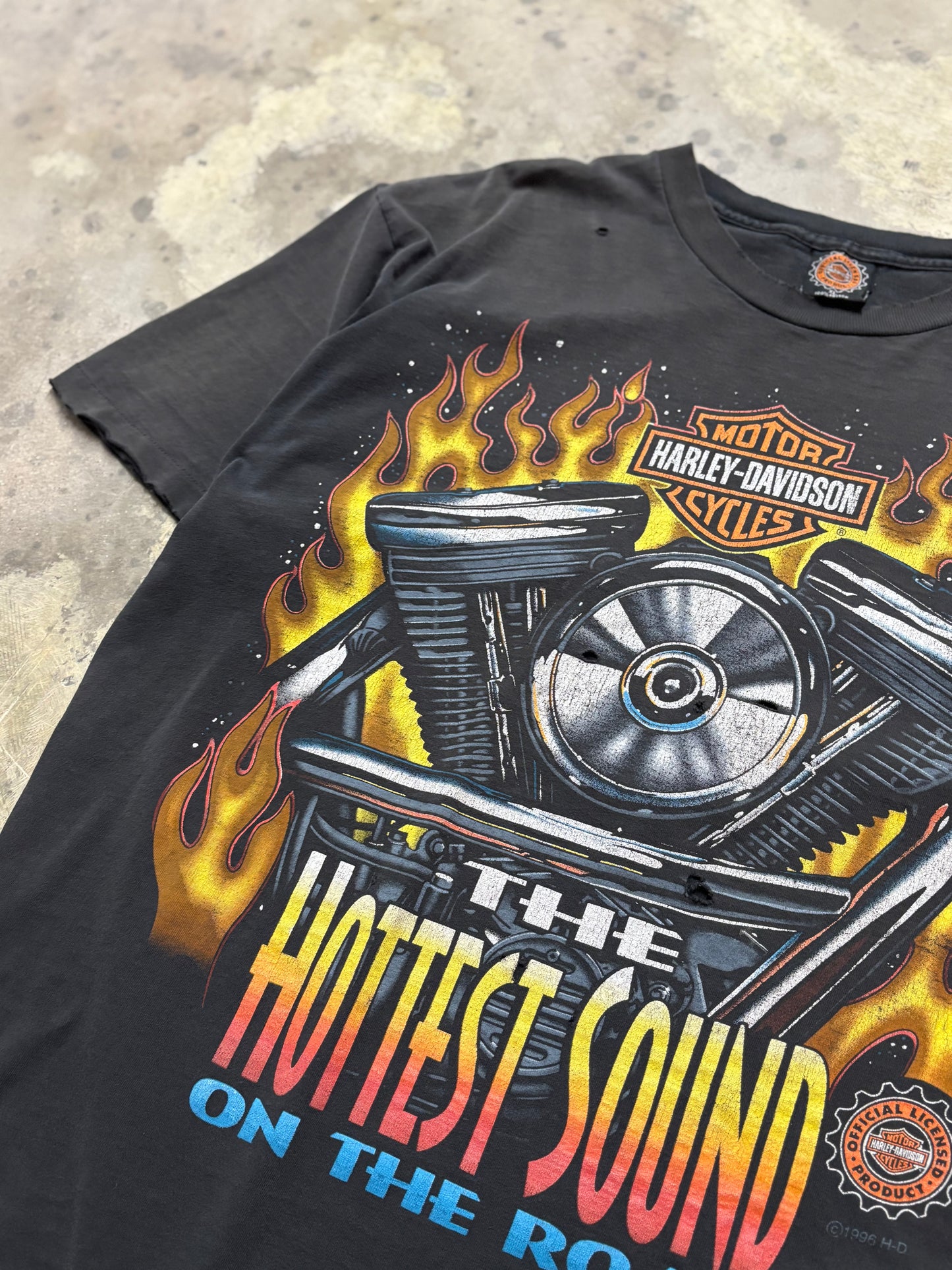 Vintage Harley Davidson Hottest Sound shirt size XL