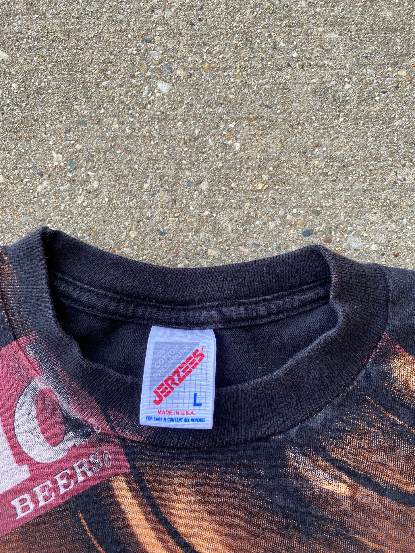 Vintage Budweiser Bottle AOP shirt size large