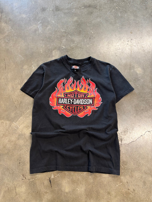Vintage Harley Davidson Flame Ball shirt size medium