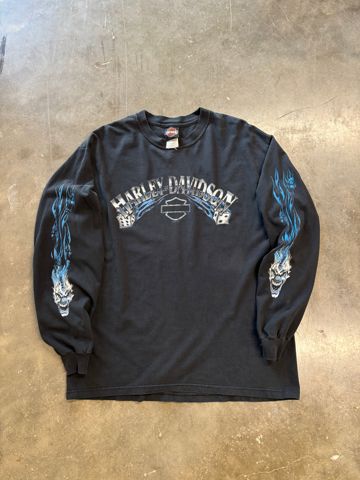 Vintage Harley Davidson dice long sleeve size large