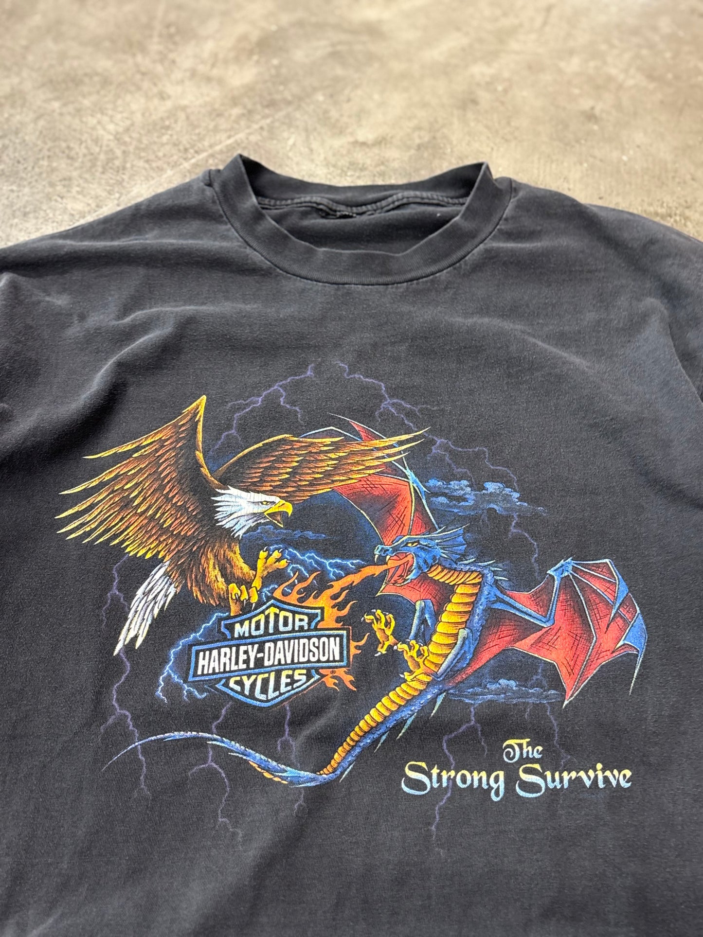 Vintage Harley The strong survive shirt size extra large