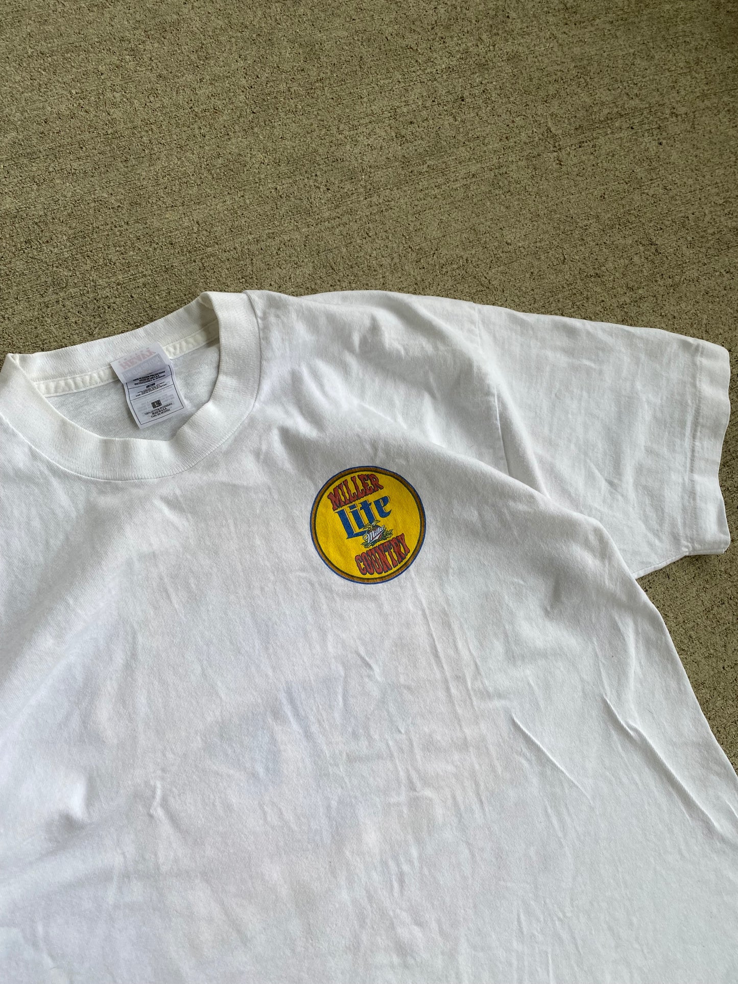 Vintage Miller Lite country shirt size large