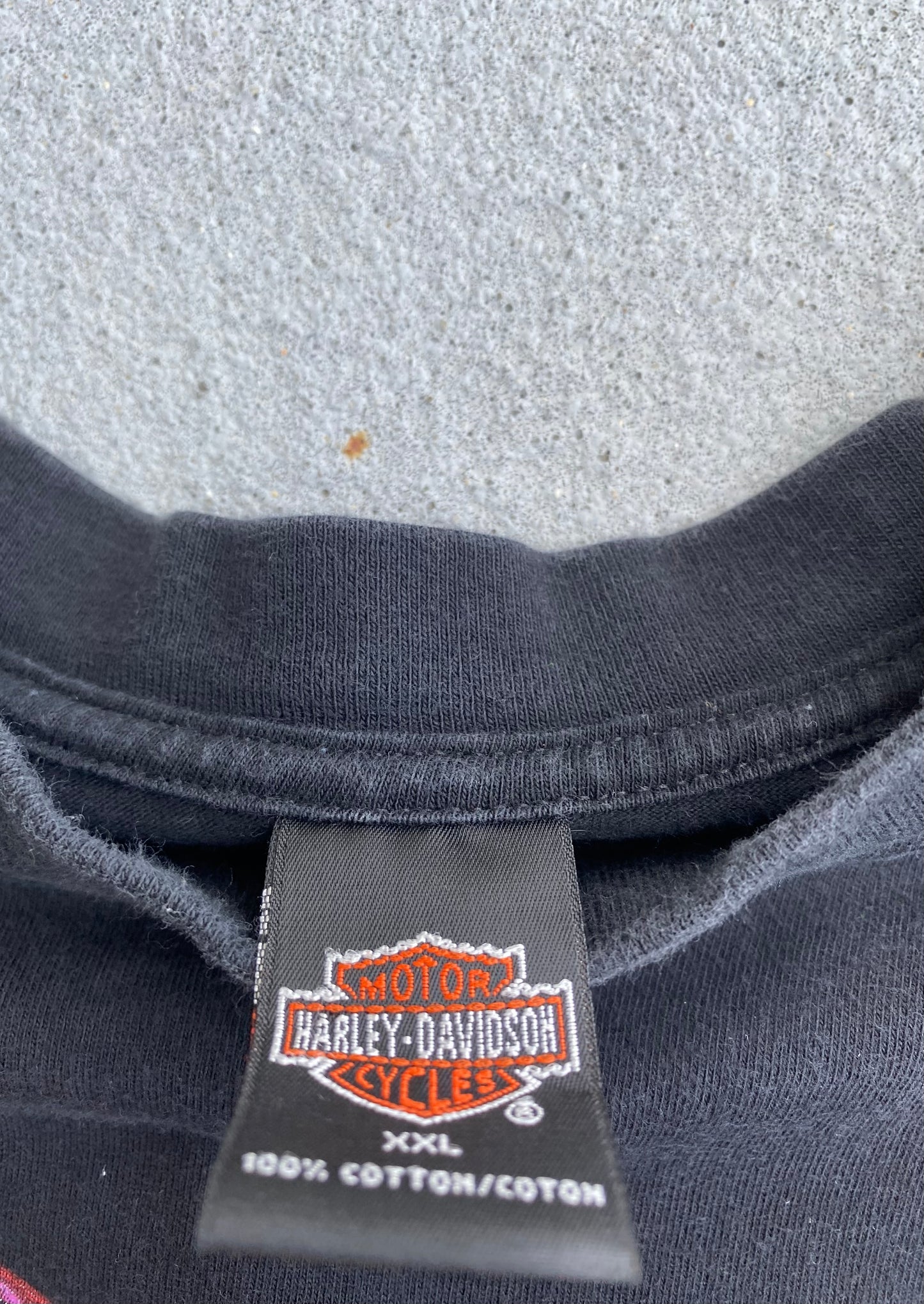 Vintage Harley Davidson Flame Eagle shirt Size XXL