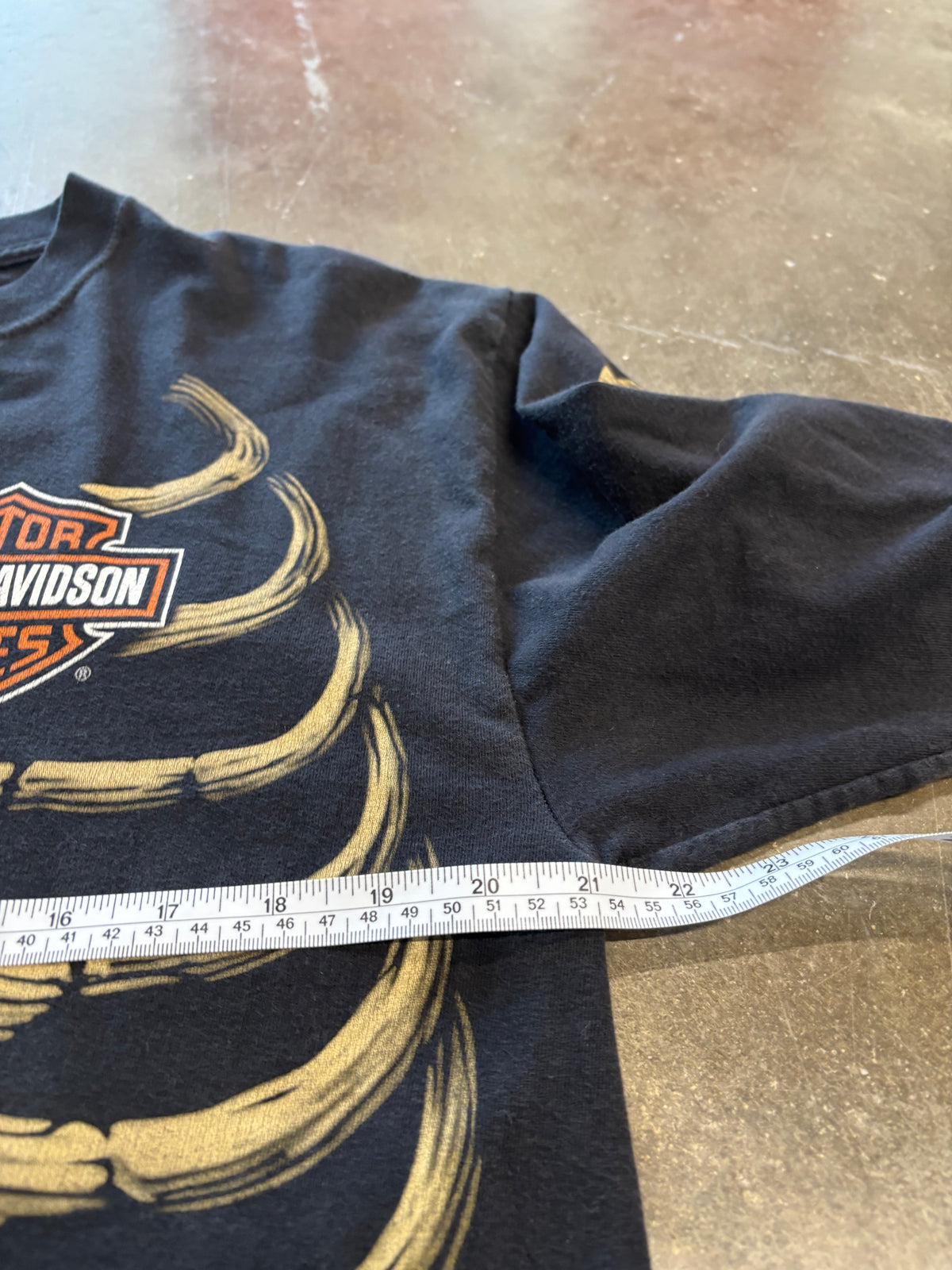 Harley Davidson Skeleton shirt size large