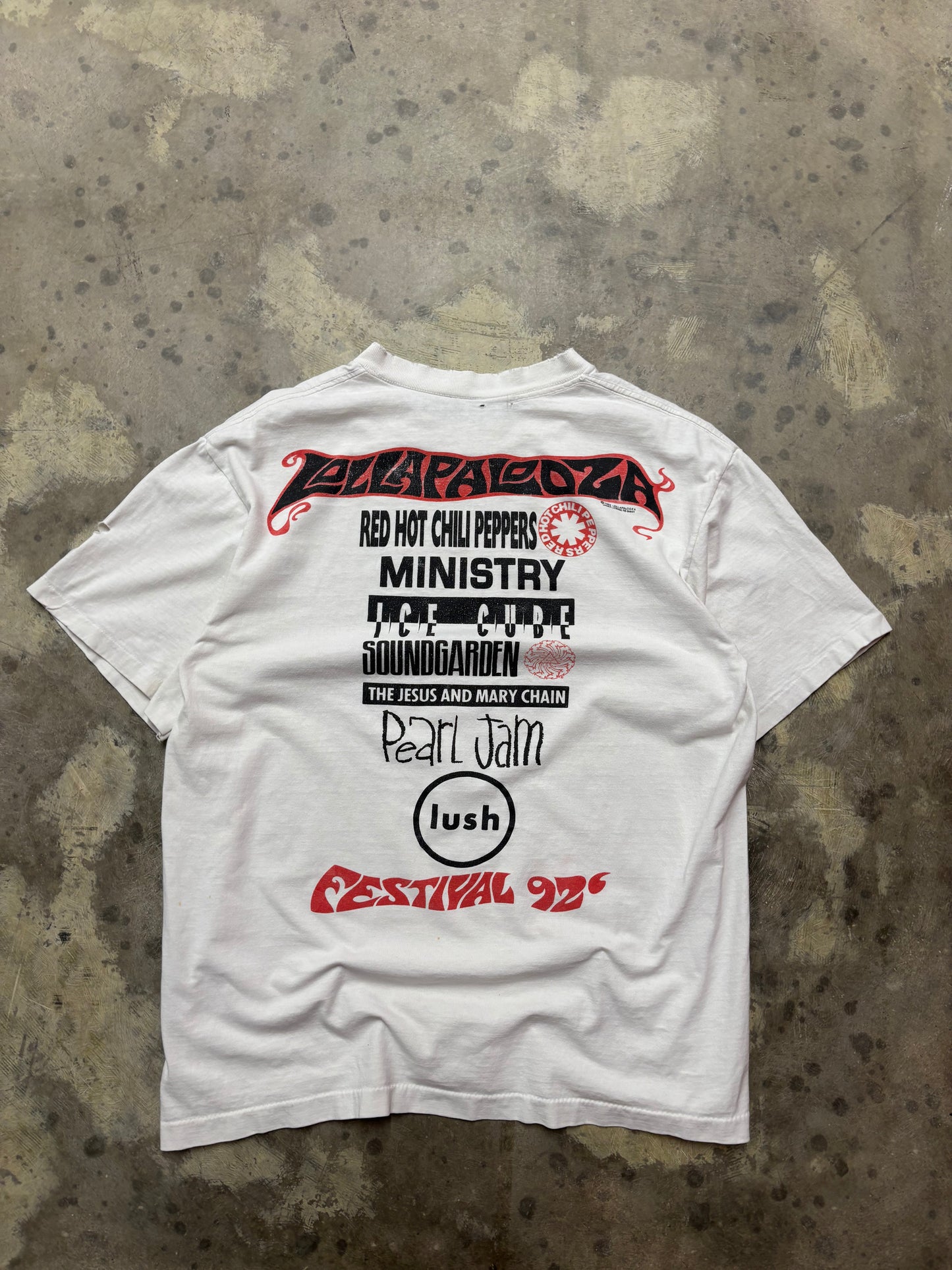 Vintage 1992 Lollapalooza shirt size large