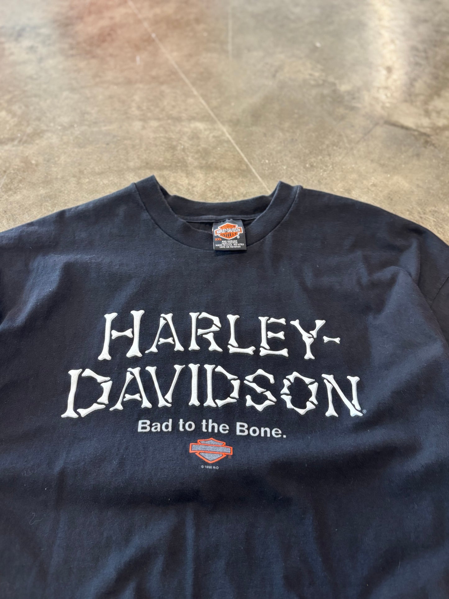 Vintage Harley Davidson bad to the bone shirt size xxl