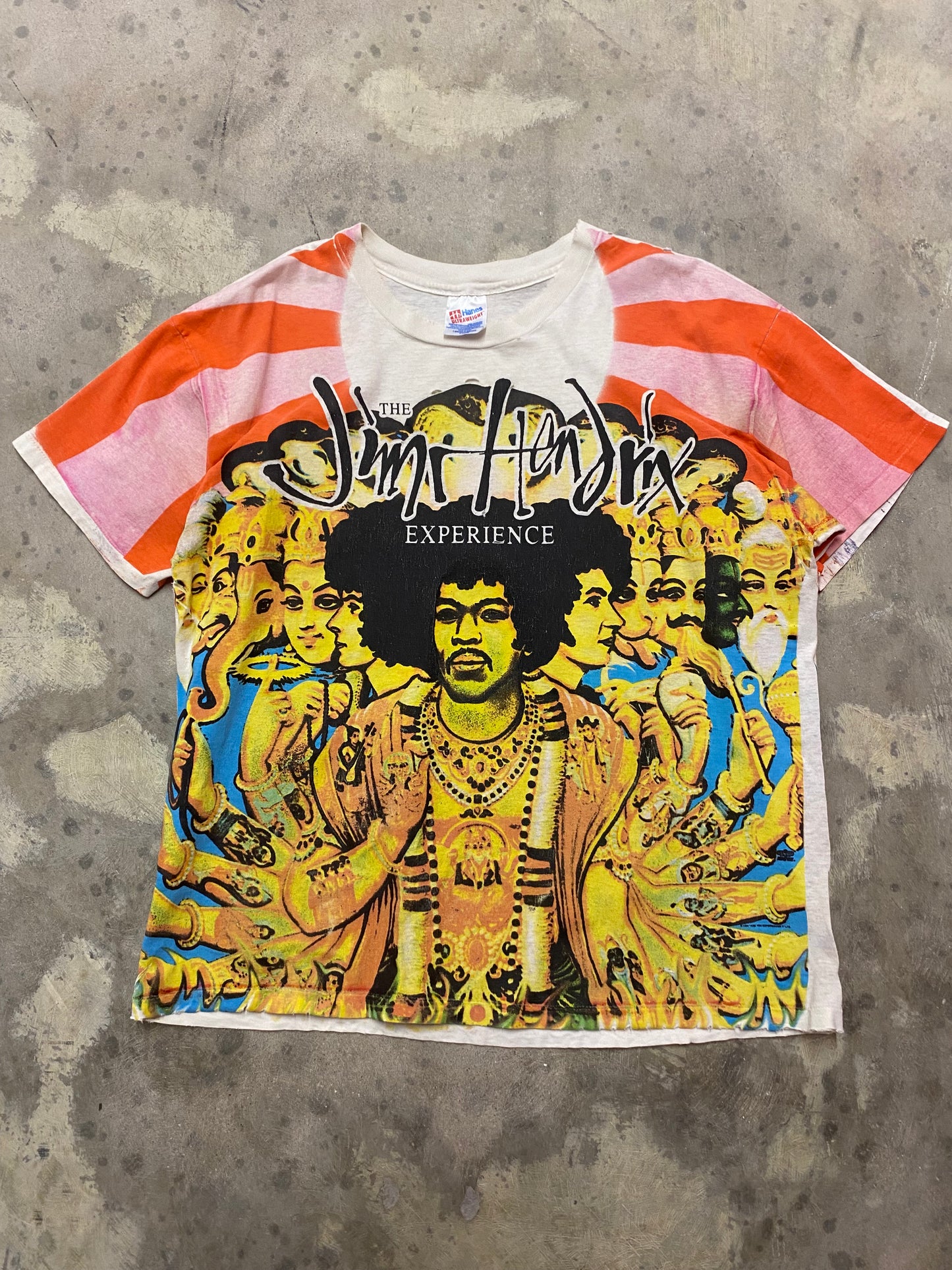 Vintage Jimi Hendrix AOP shirt size extra large