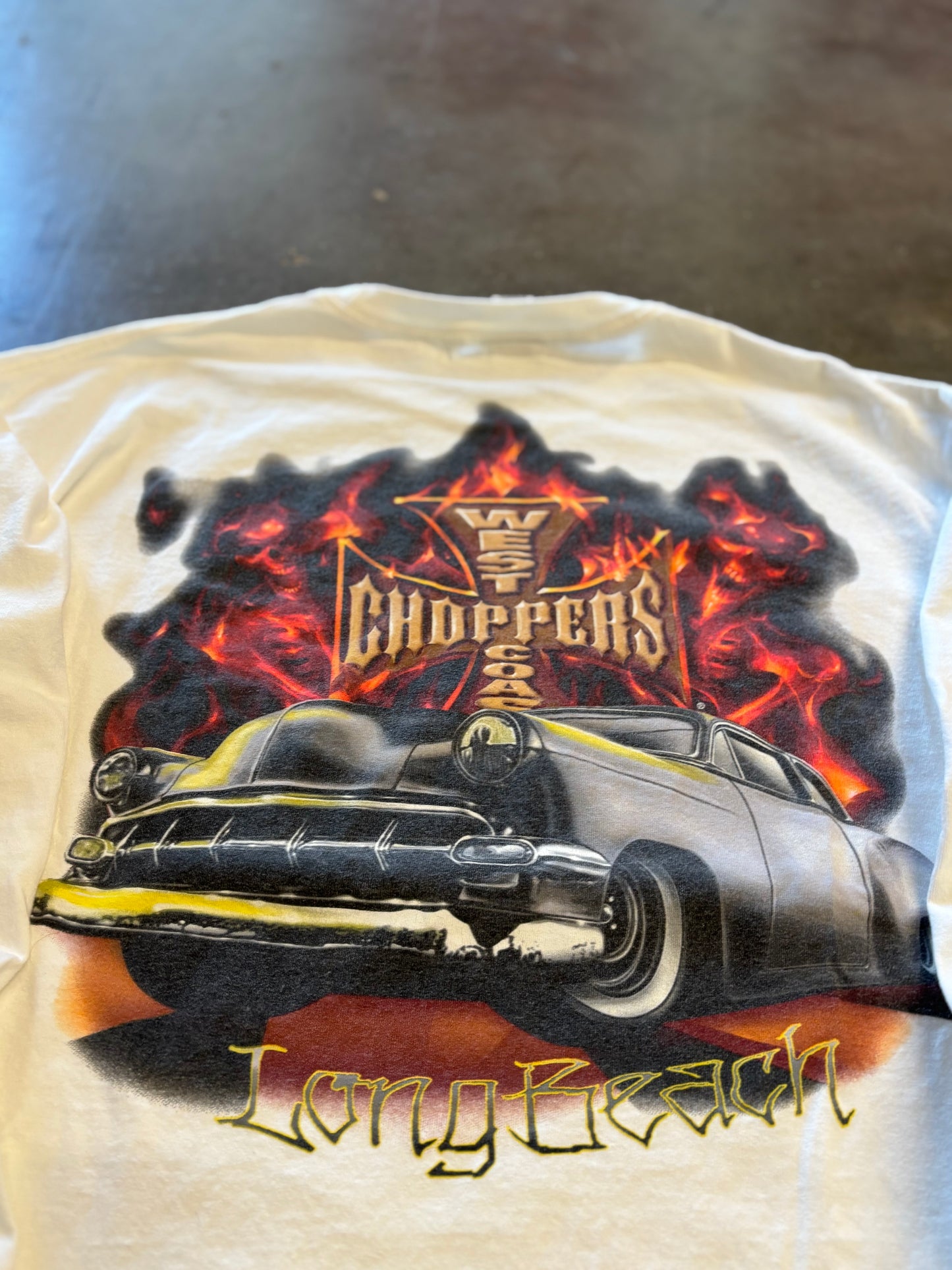 Vintage West Coast Choppers car long sleeve size xxl