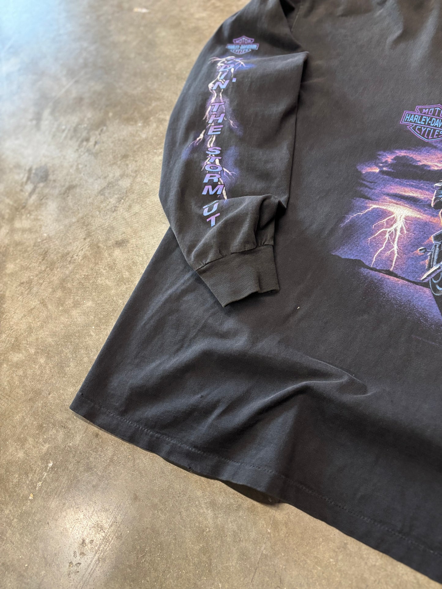 Vintage Harley Davidson ride the lighting boxy xl shirt