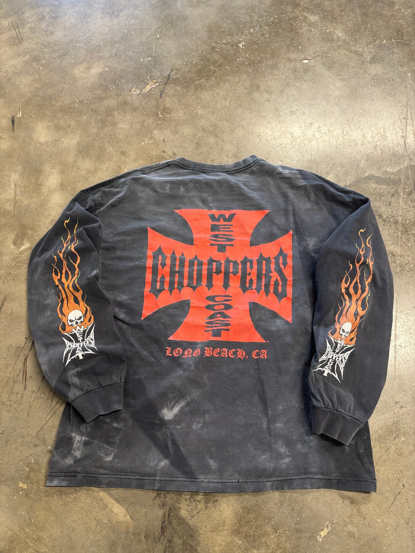 Vintage Fragment Faded West Coast choppers shirt size xl