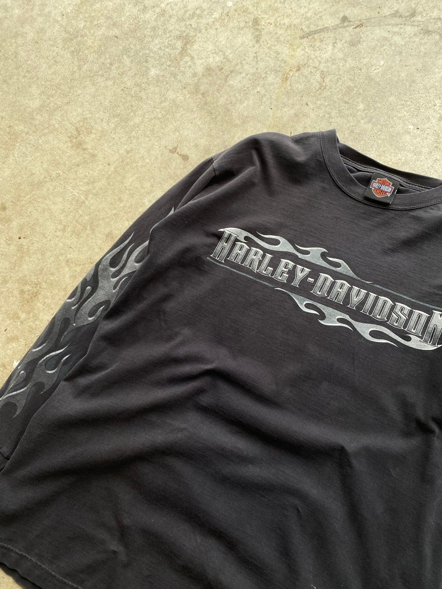 Harley Davidson Chrome Flame Long sleeve size large