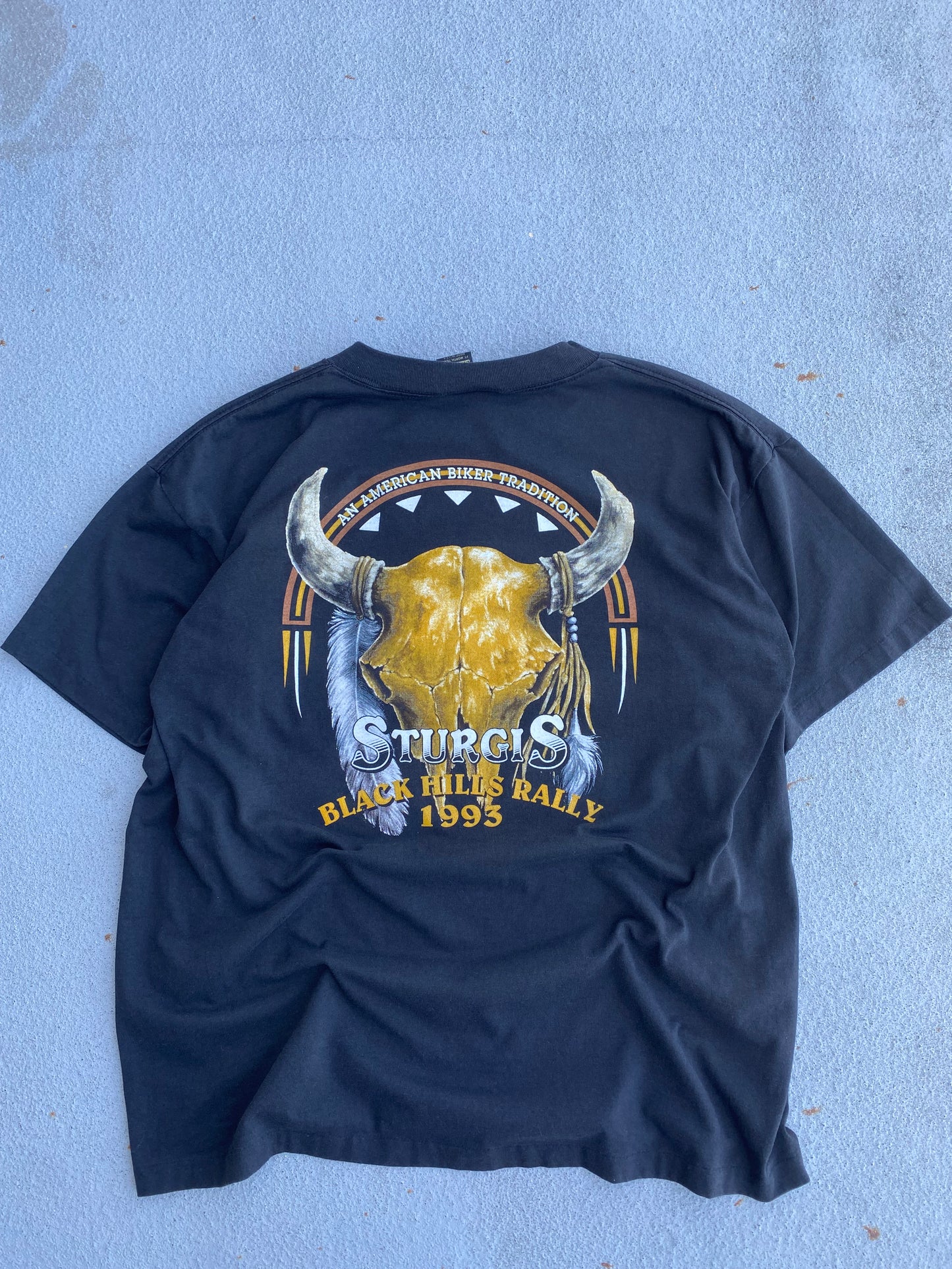 Vintage 3d Emblem Sturgis shirt Size XL