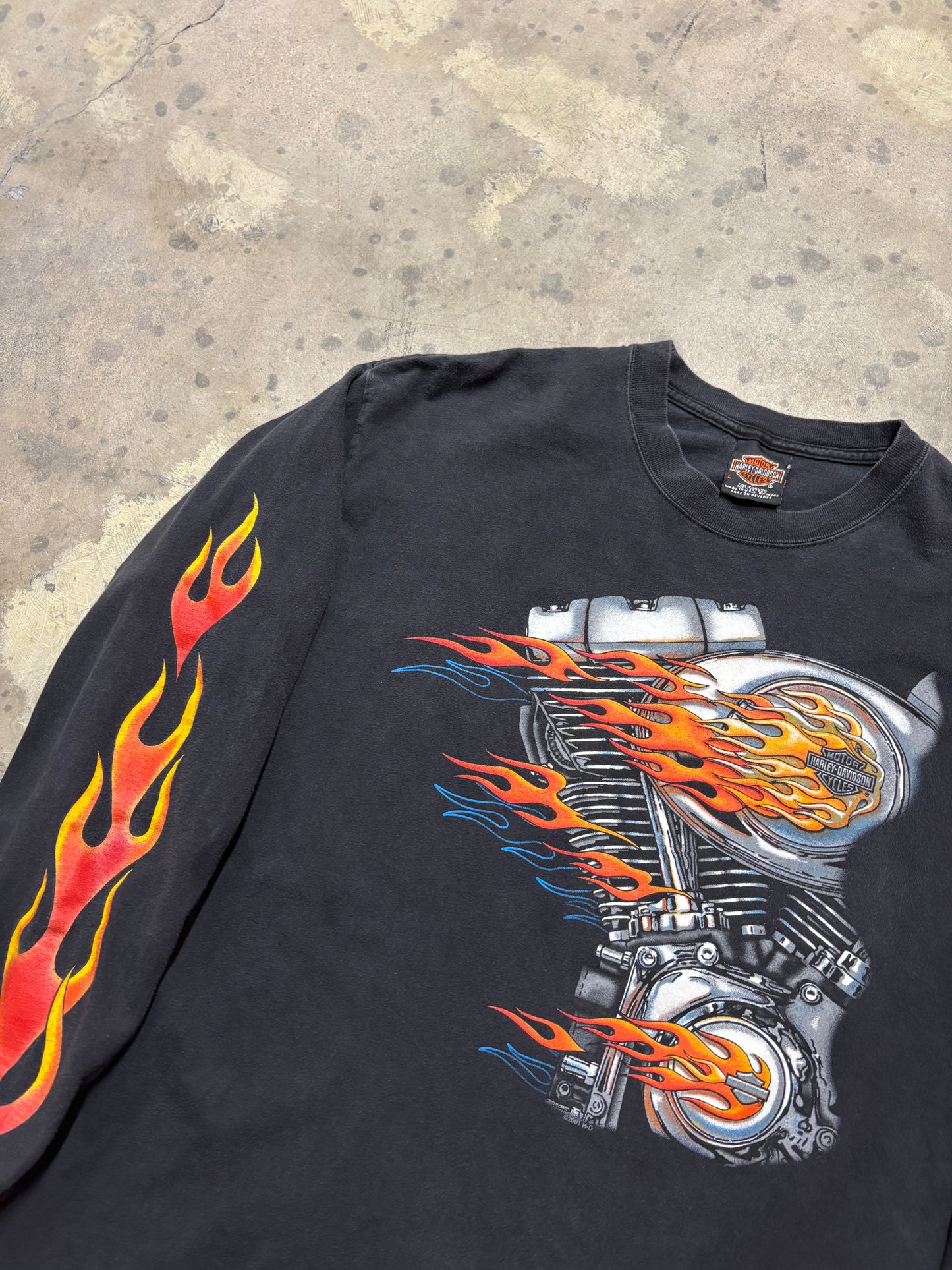 Vintage Harley Davidson Shovelhead shirt size large