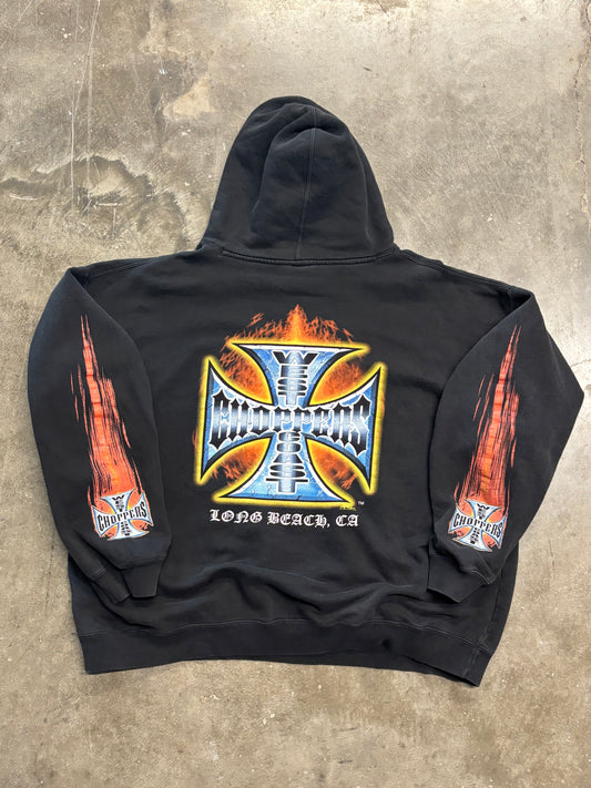 Vintage West Coast Choppers hoodie size extra large