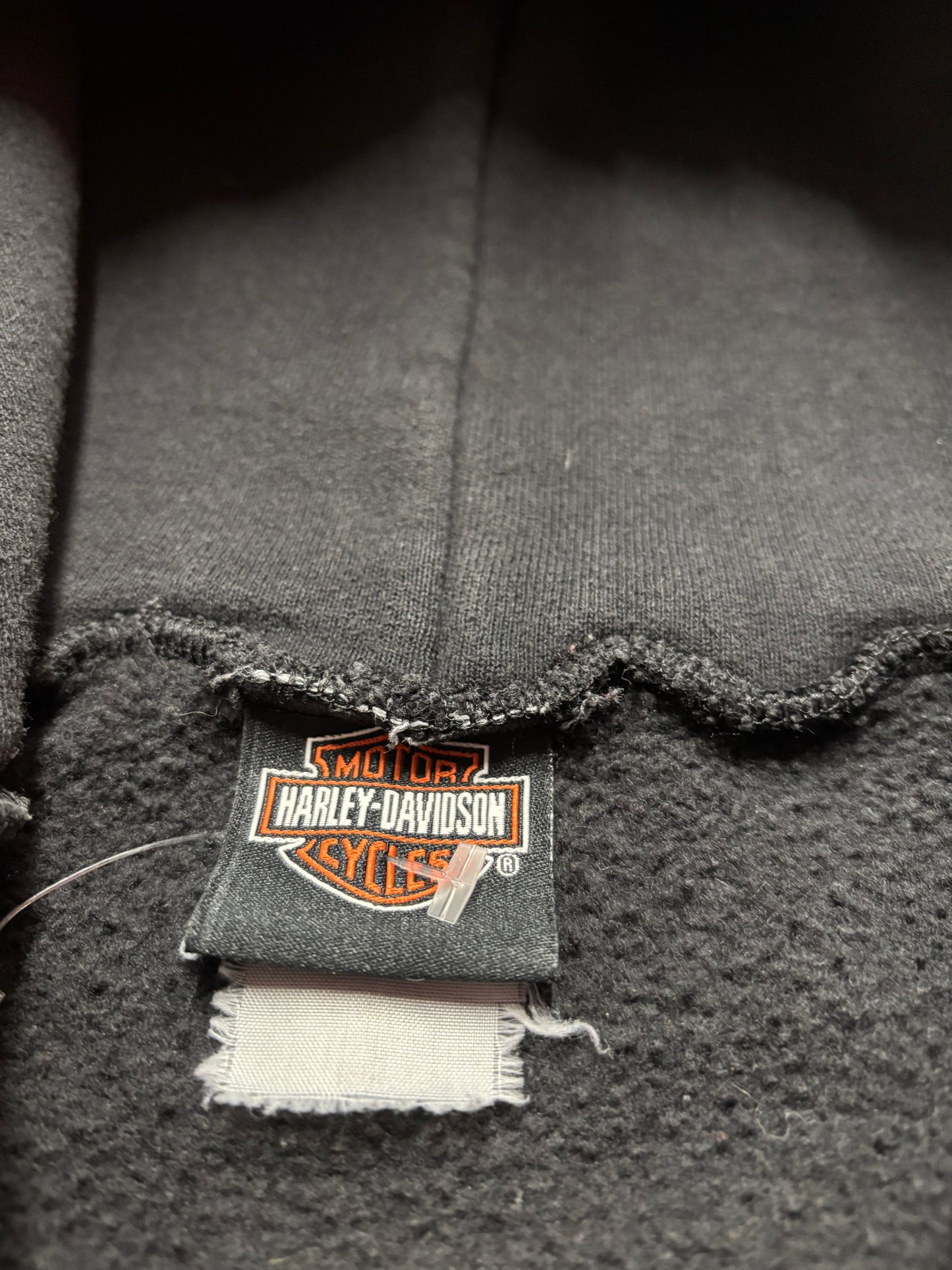 Vintage Harley Davidson Multi Flame Zip up hoodie size xl