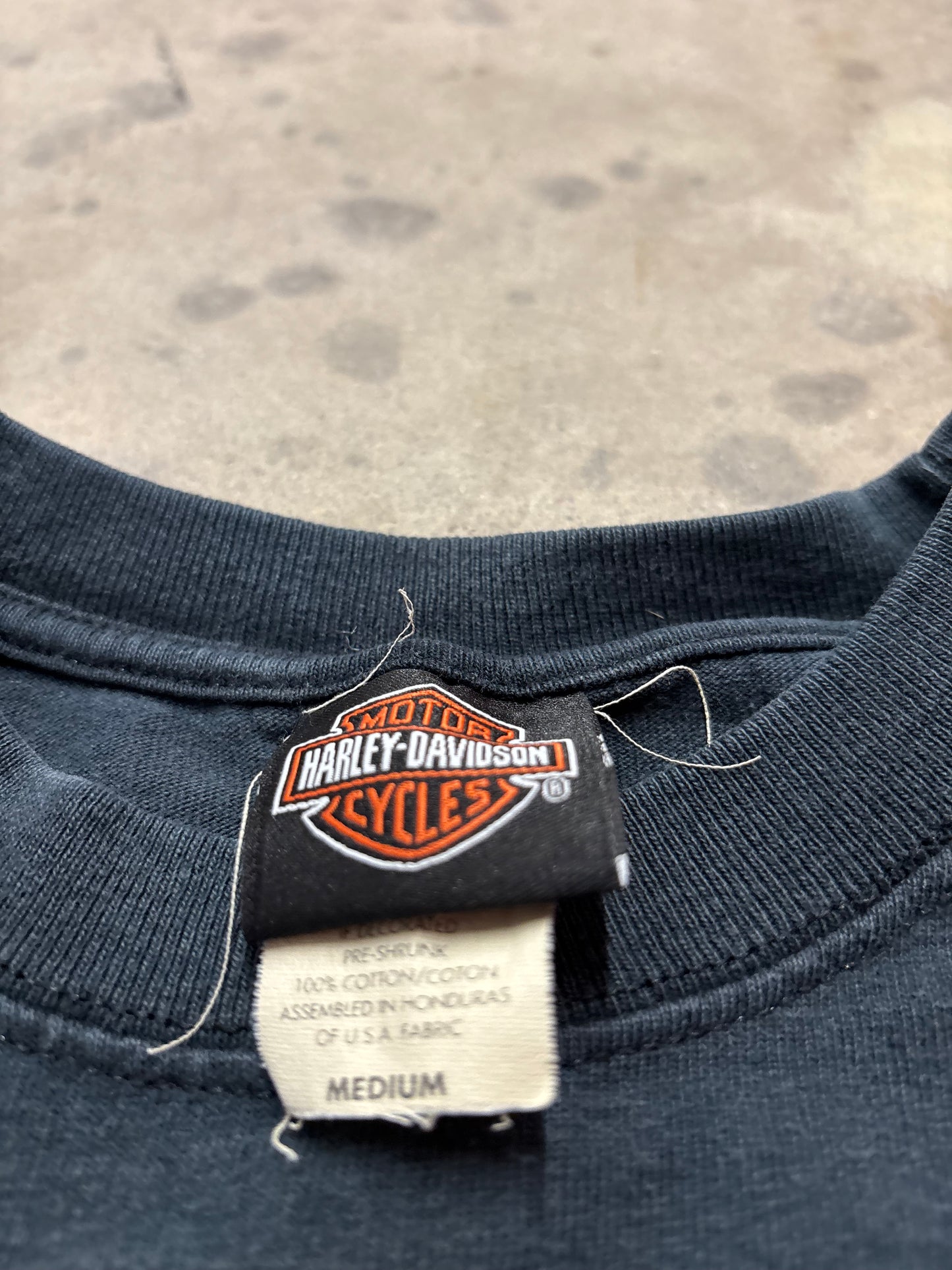 Vintage Harley Davidson Flame long sleeve shirt size medium