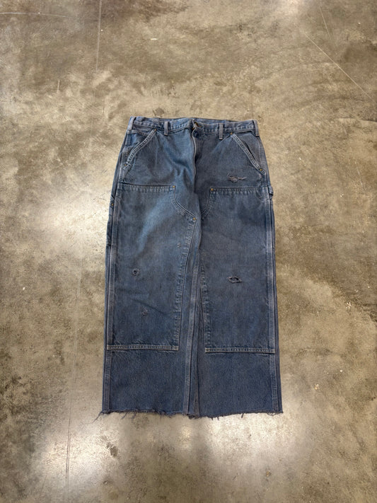 Denim dyed carhartt double knees