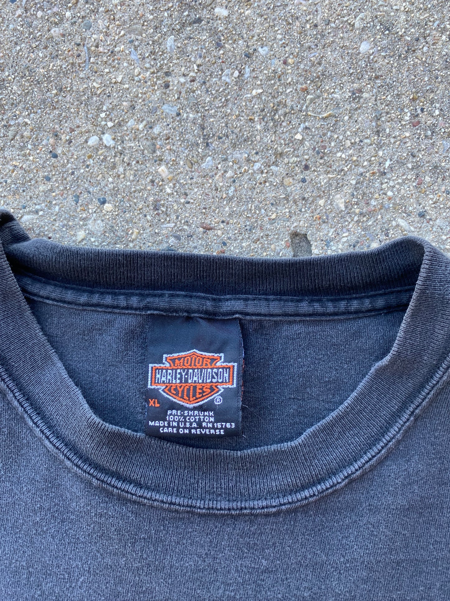 Vintage Harley Davidson flaming shovel head shirt size extra large