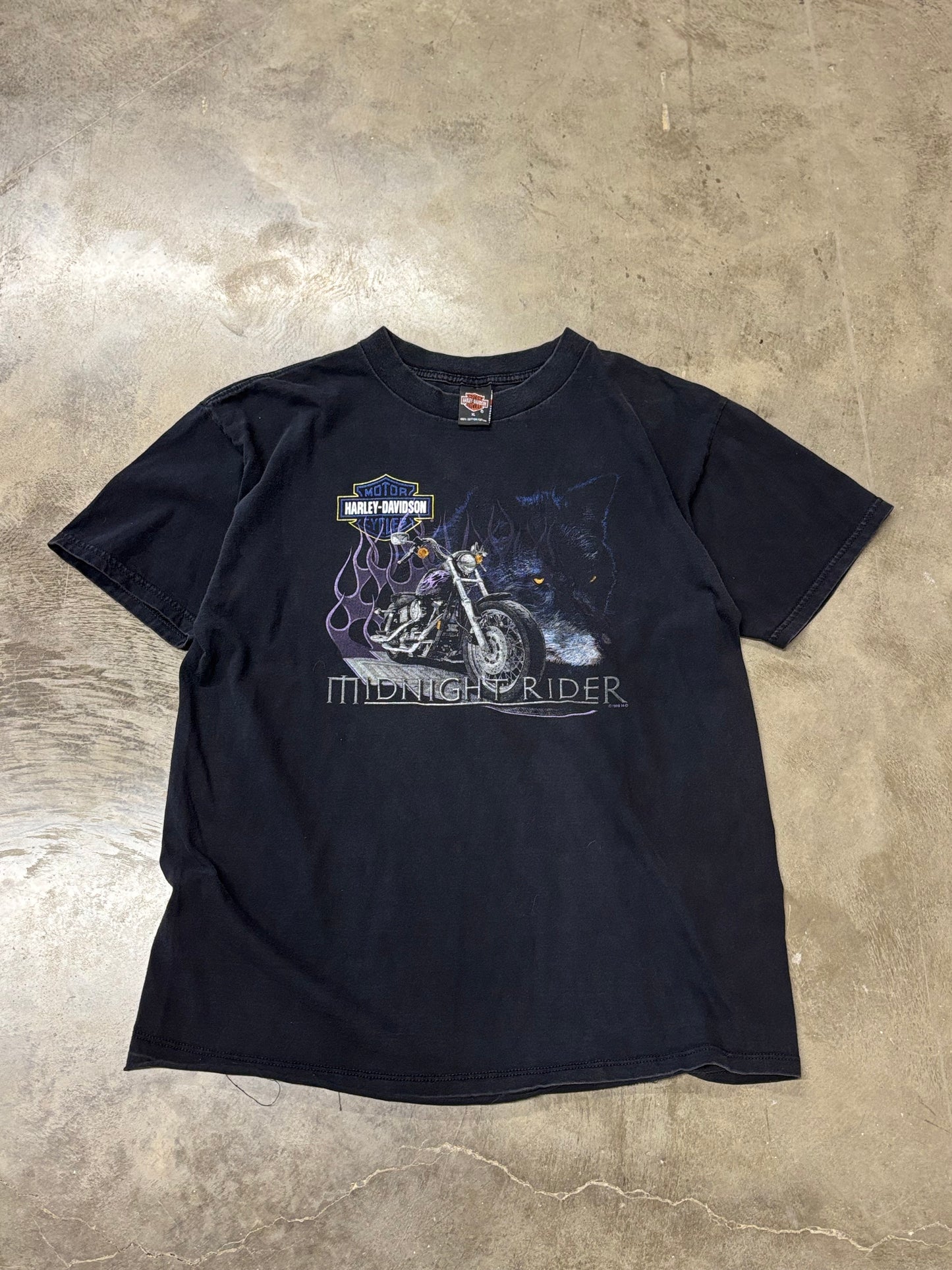 Vintage Harley Davidson midnight rider shirt size extra large