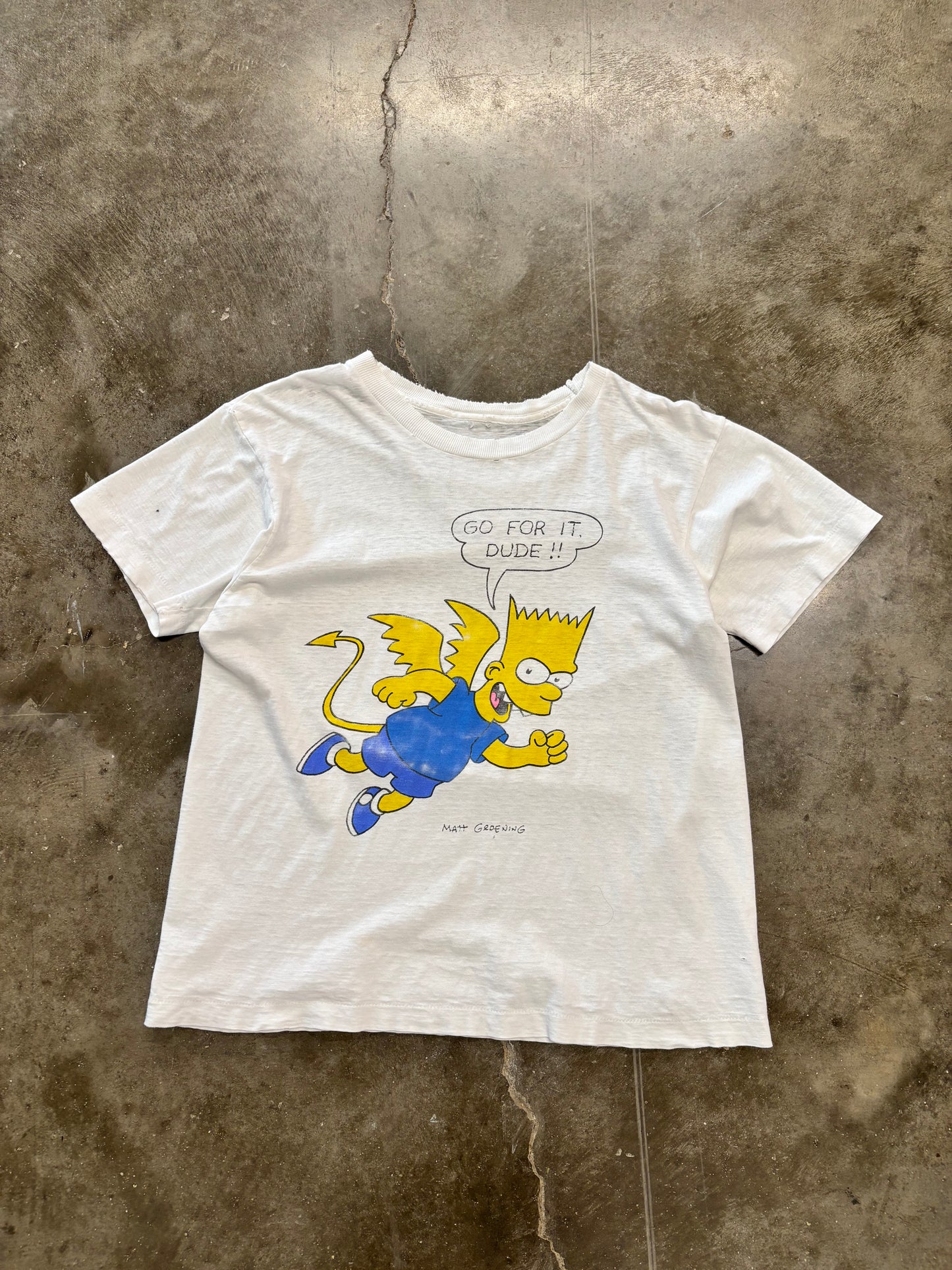 Vintage Bart Simpson Angel shirt size medium