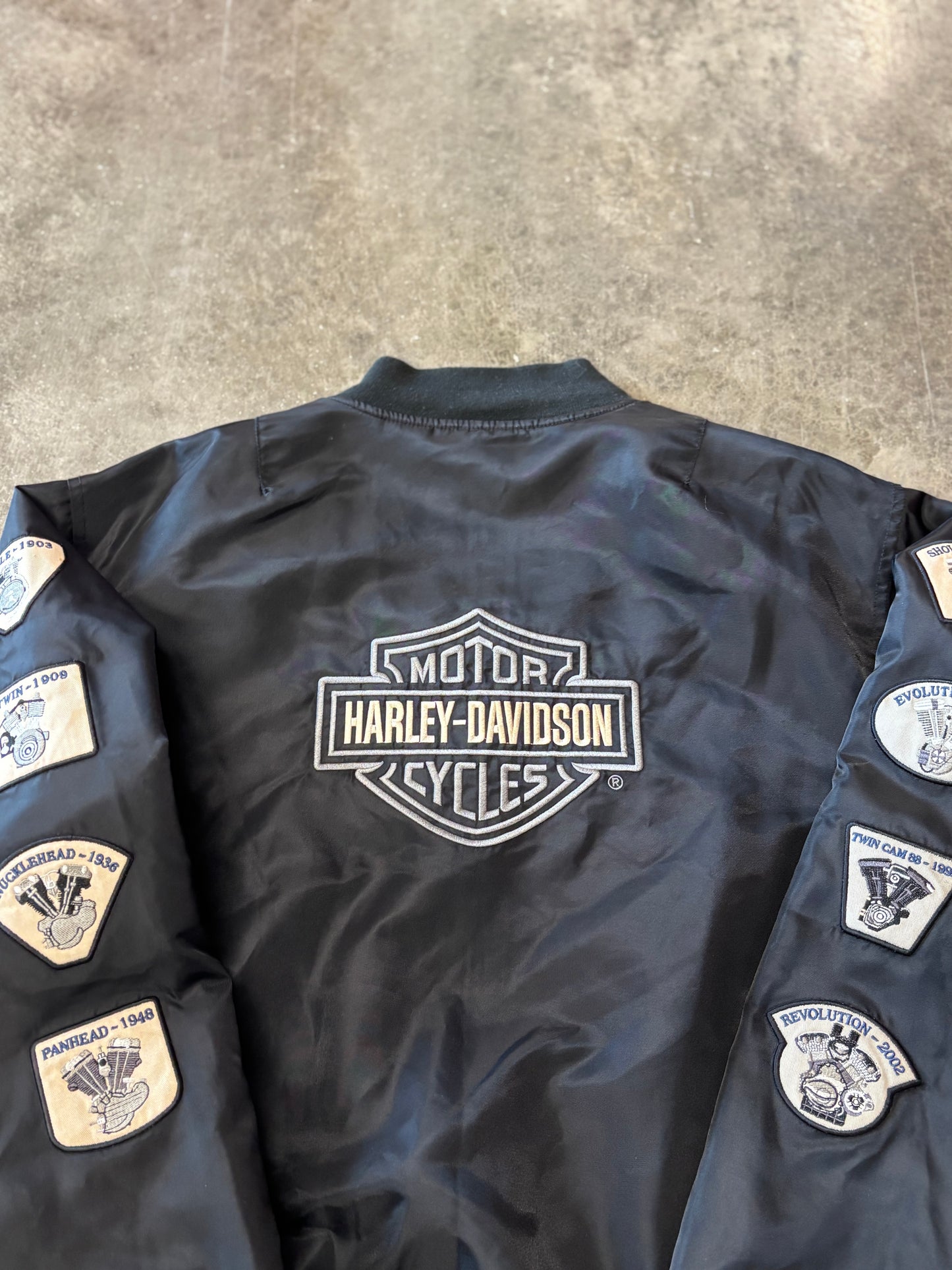 Vintage Harleh Davidson Shovelhead jacket size xl