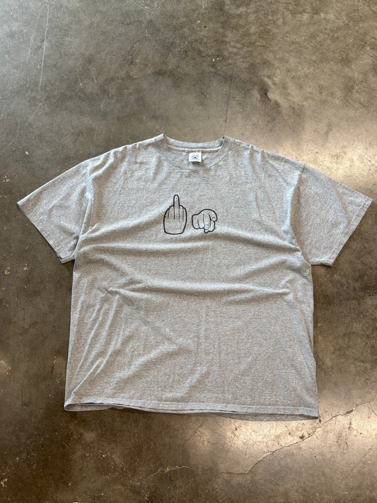 Vintage Fashion Victim Middle Finger shirt size xxl