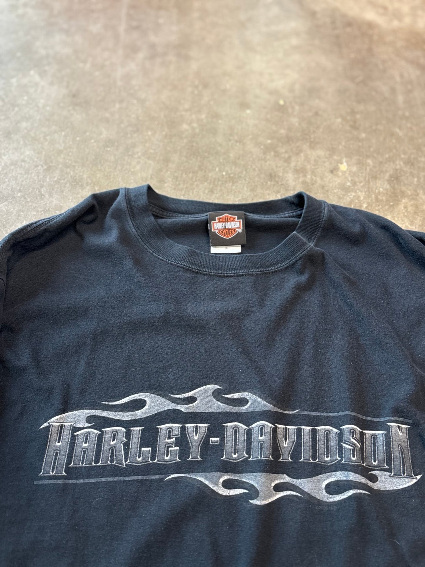 Harley Davidson chrome long sleeve size extra large