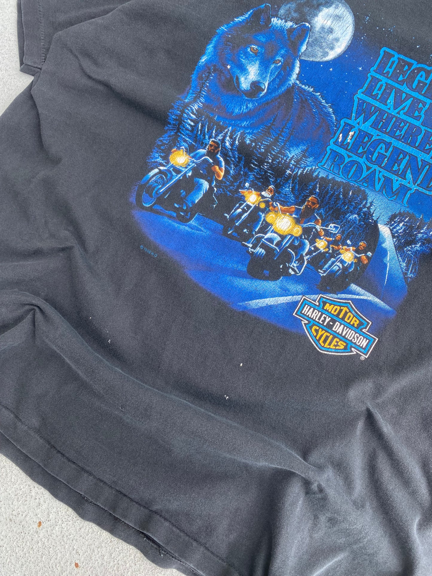 Vintage Harley Davidson the legend lives on shirt size XL