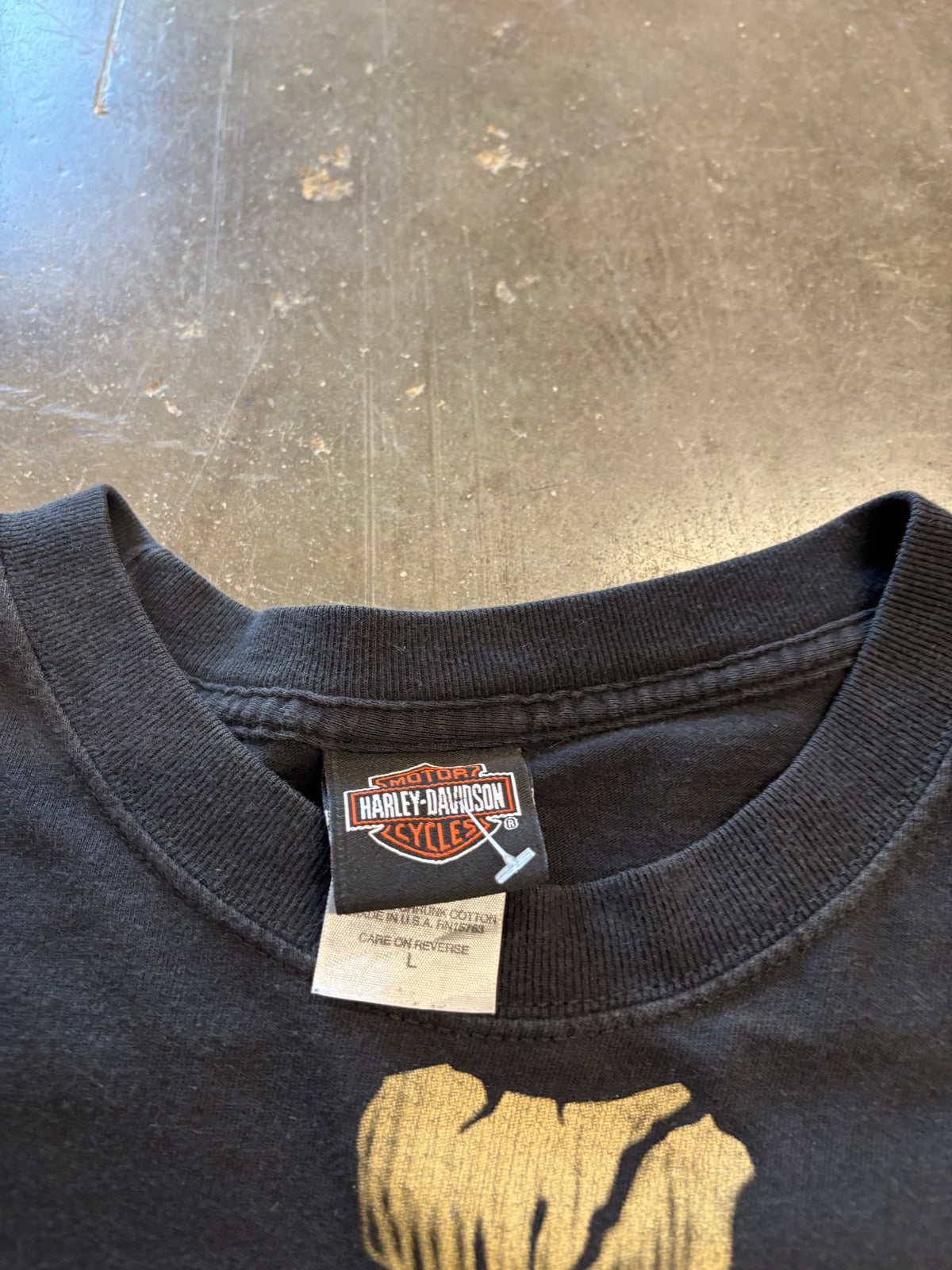 Harley Davidson Skeleton shirt size large