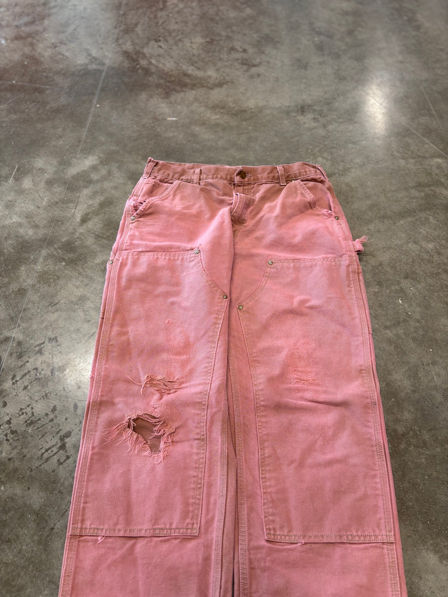 Pink Carhartt Double Knees