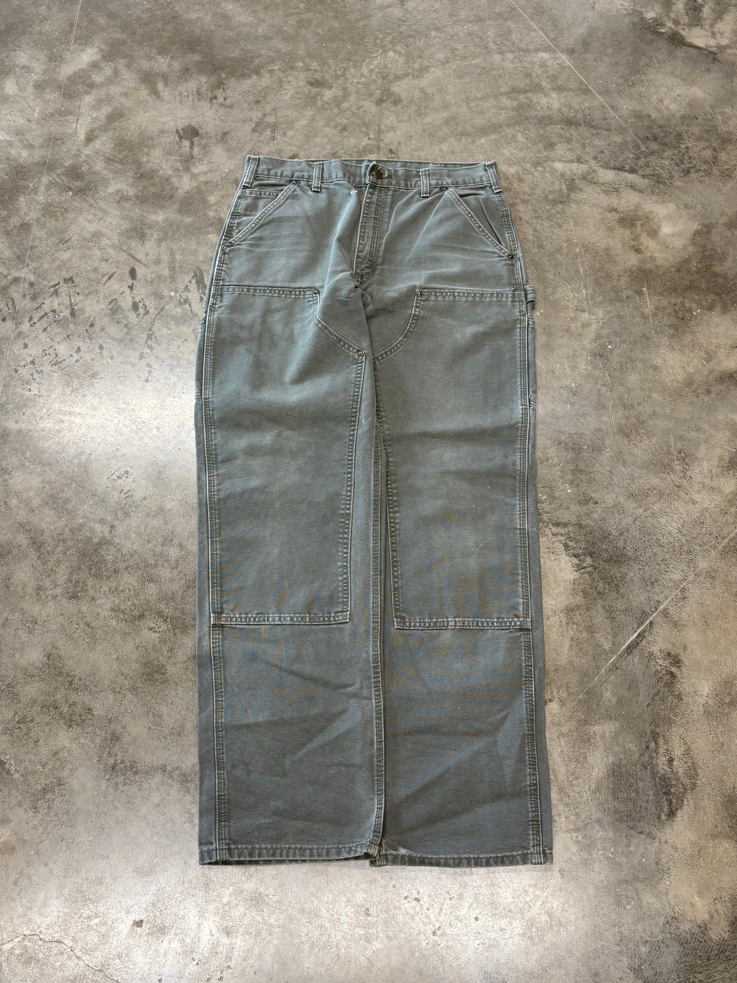 Green Carhartt Double knees