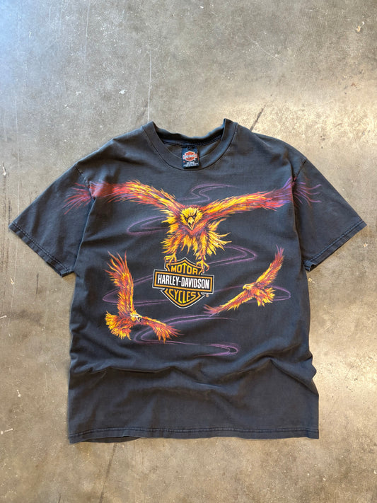 Vintage Harley Davidson Eagle AOP size extra large