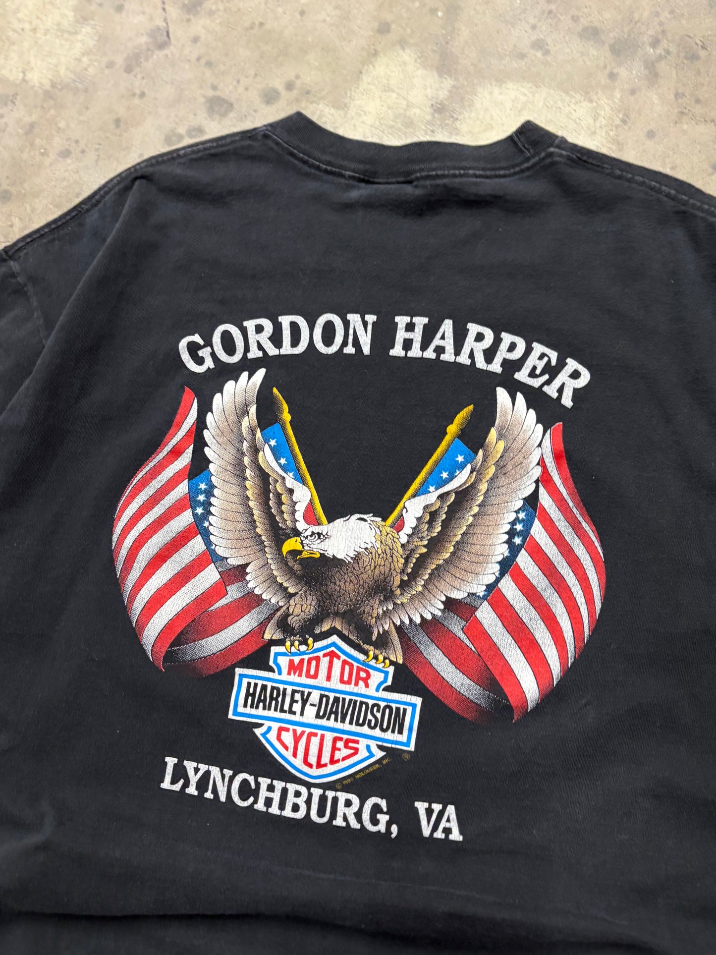 Vintage Harley Davidson Flying Eagle logo size XXL shirt