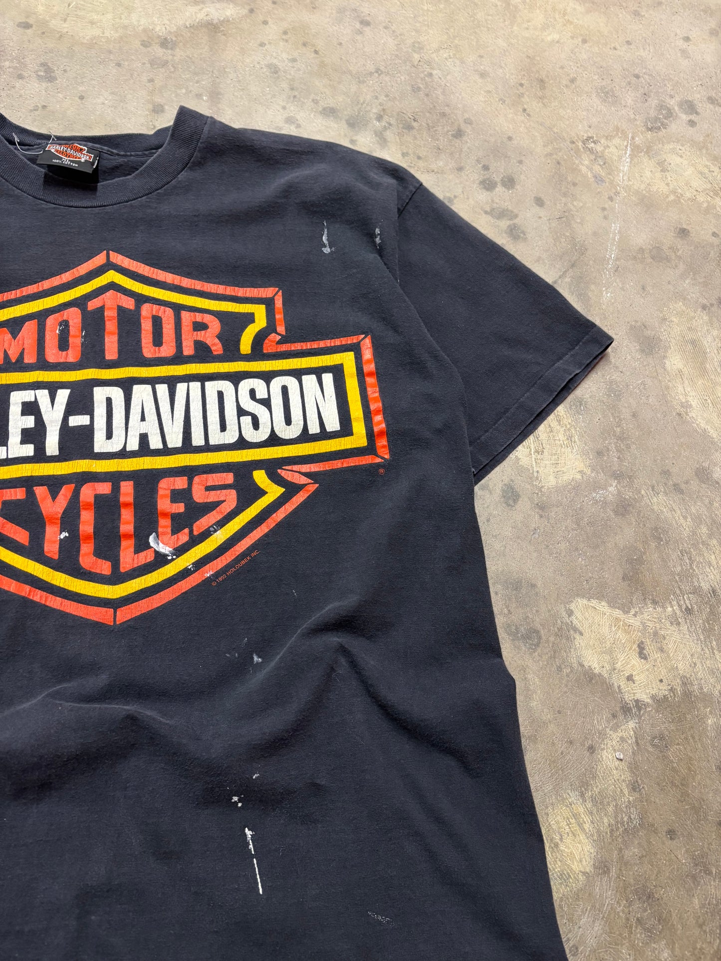 Vintage Harley Davidson Classic shield emblem shirt size large